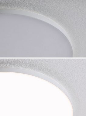 Paulmann LED Einbauleuchte Veluna VariFit Edge IP44 rund 200mm 1400lm Tunable White Weiß dimmbar, LED fest integriert, Tageslichtweiß, LED Einbaupanel ZigBee, App steuerbar