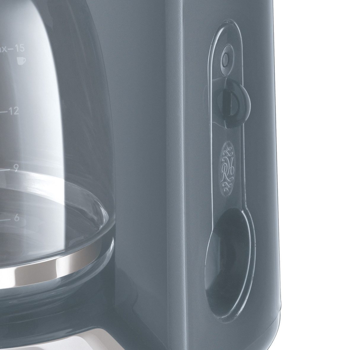 RUSSELL HOBBS Filterkaffeemaschine Inspire 24393-56 Grau, 1,25l Kaffeekanne, 1x4, 1100 Watt