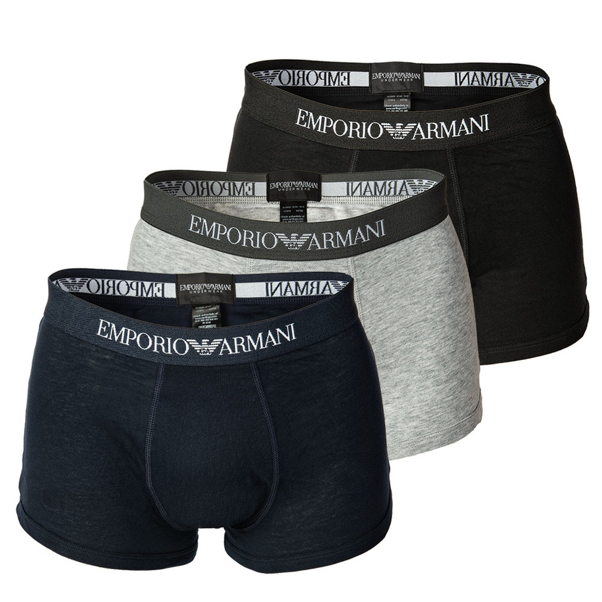 Emporio Armani Boxer Herren Boxershort 3er Pack Baumwolle (Packung, 3er Pac günstig online kaufen