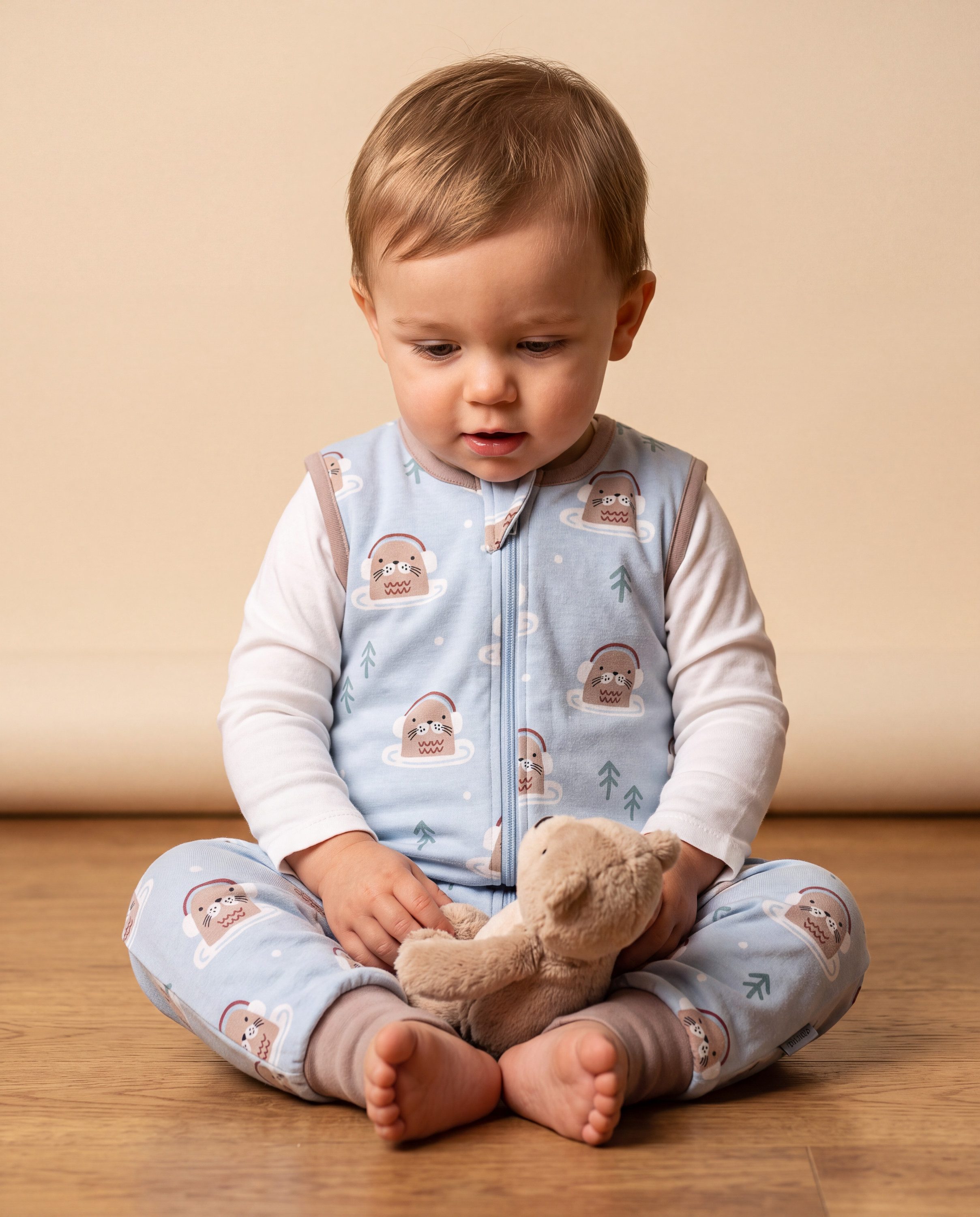 TupTam Babyschlafsack Schlafsack mit Beinen ohne Ärmel 2.5 TOG Ganzjahr – Bild 3 von 5