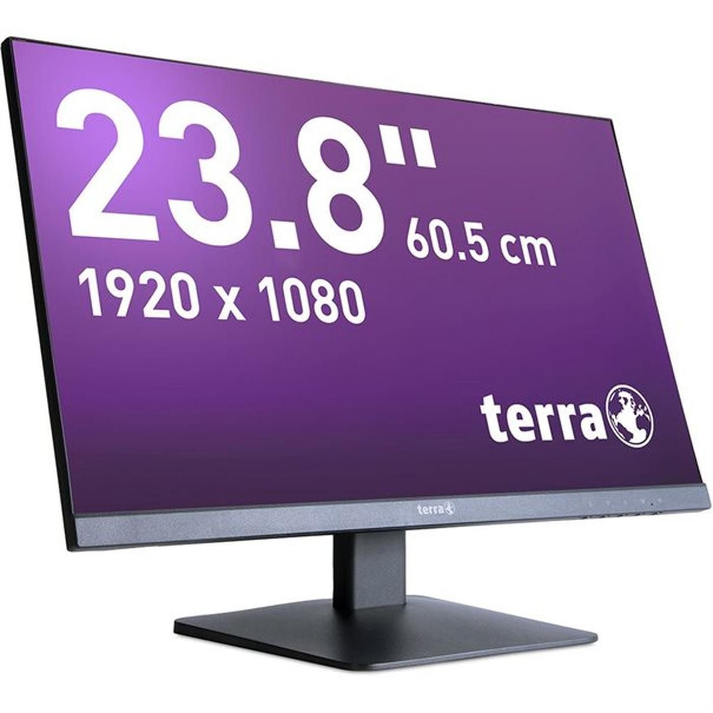 TERRA TERRA 2448W V4 Monitor 23,8" Full HD IPS schwarz HDMI/DP/USB-C 144Hz LCD-Monitor (60.5 cm/23.8 ", 1920 x 1080 px, IPS, DisplayPort, HDMI, USB-C, VESA)
