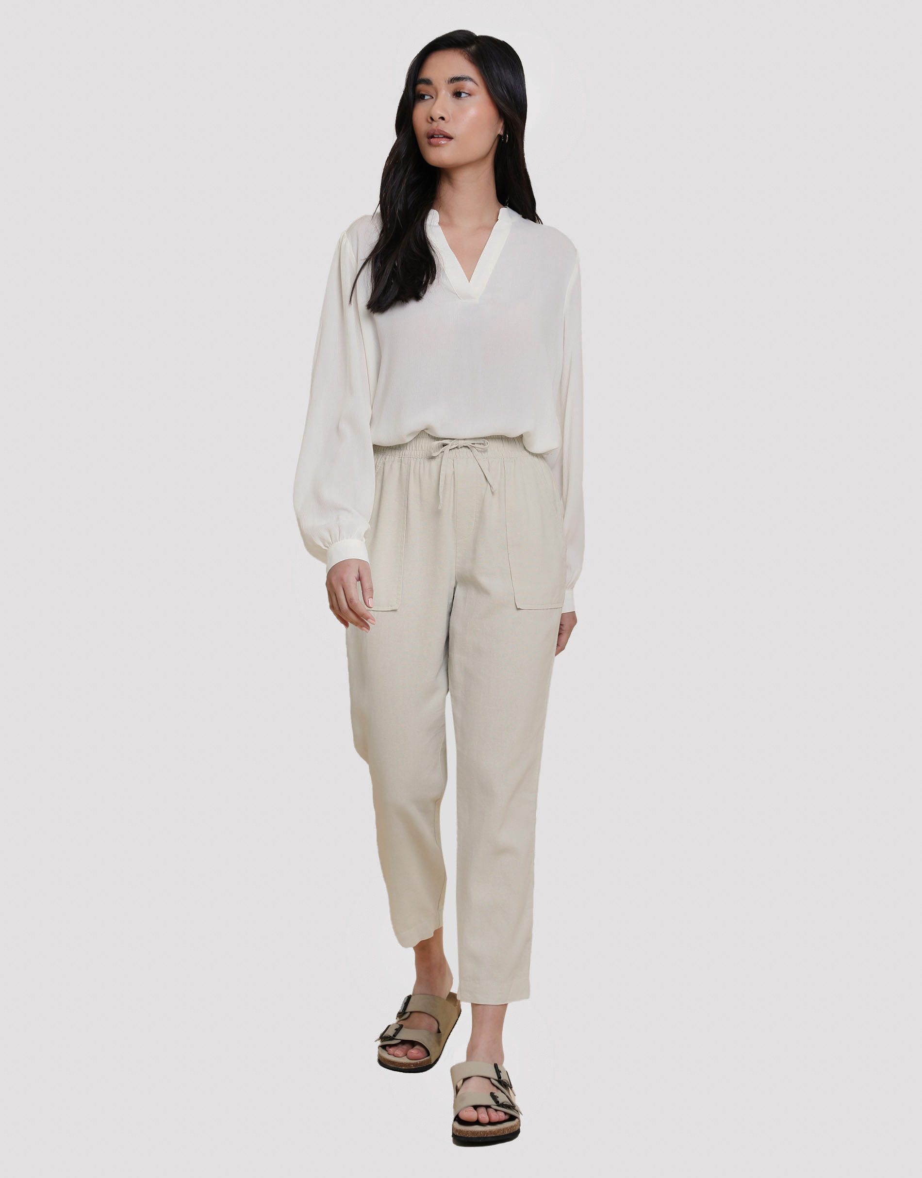 Threadbare Stoffhose THB Rosewood mit zwei großen Taschen