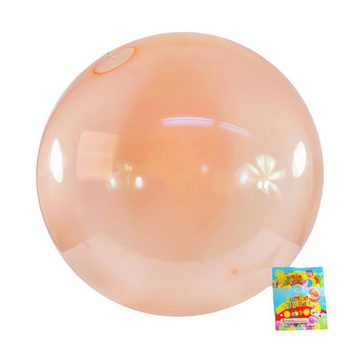 BEMIRO Aufblasbares Bällebad Blasenball - Gummiball mit Aufblasröhrchen