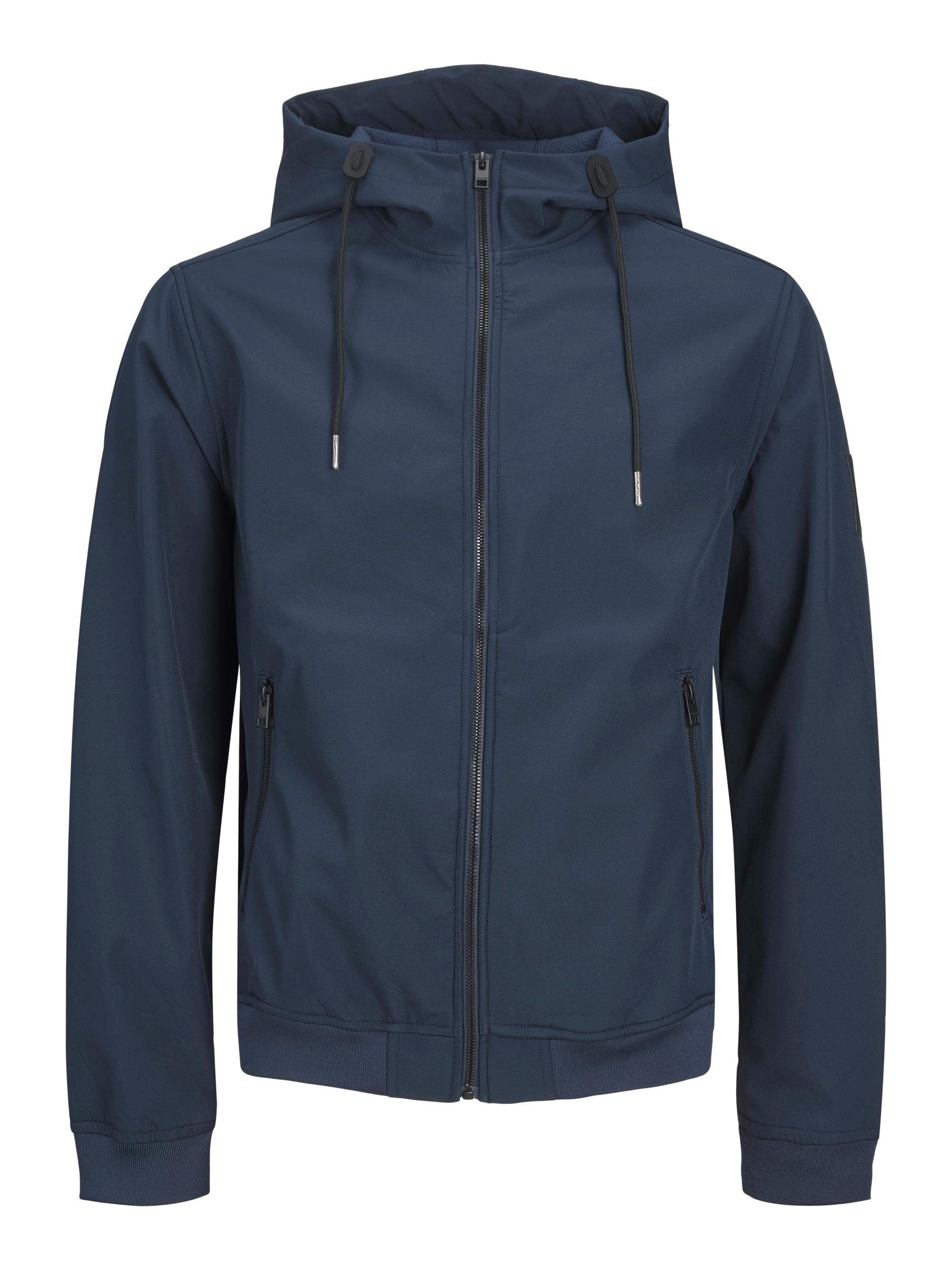 Jack & Jones PlusSize Softshelljacke JJEBASIC mit Kapuze und wasserabweisen günstig online kaufen