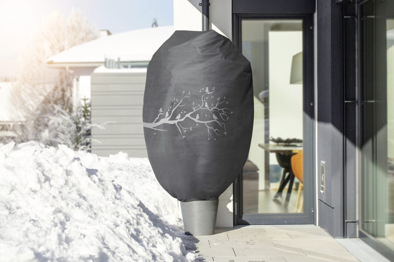 Windhager Wintervlies Windhager Deko-Haube Protect XXL 1,4 x 2 m, grau