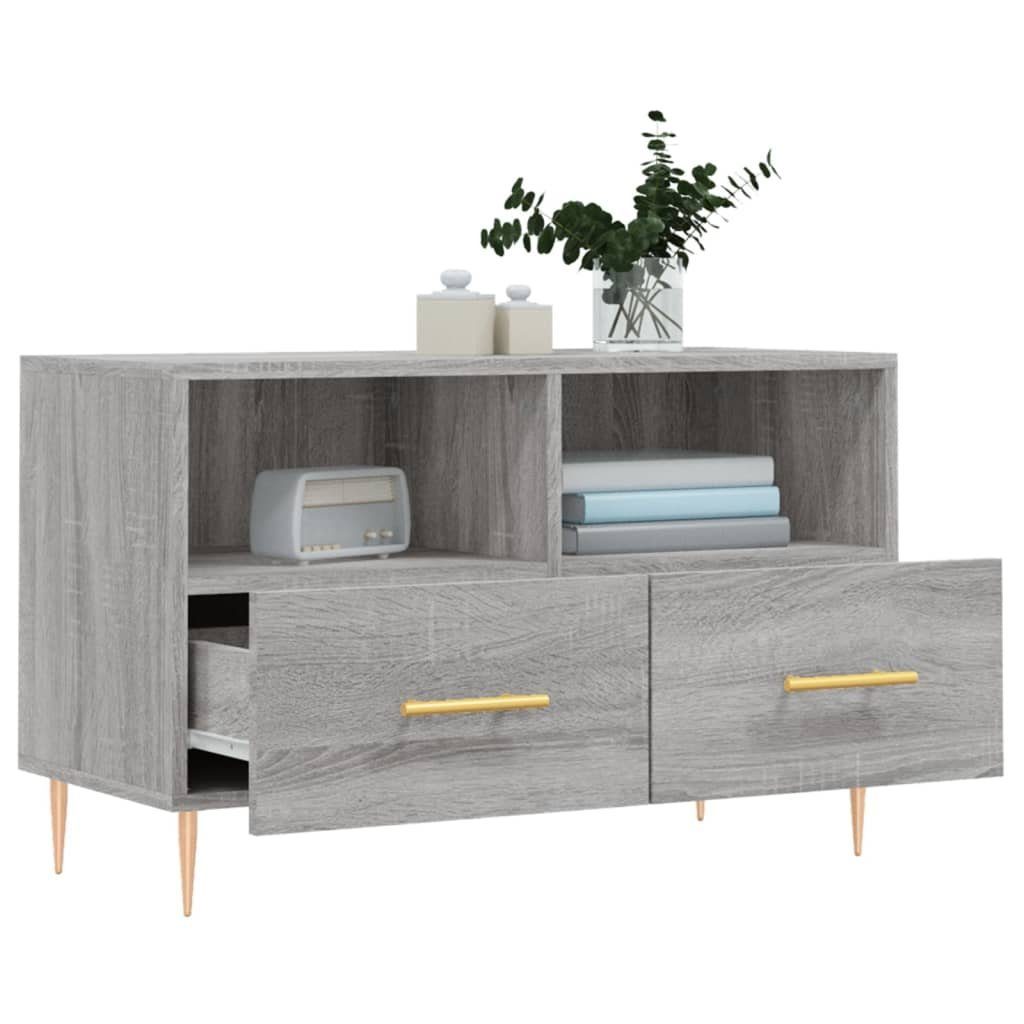 Grau TV-Schrank Sonoma (1-St) 80x36x50 TV-Schrank Holzwerkstoff vidaXL cm