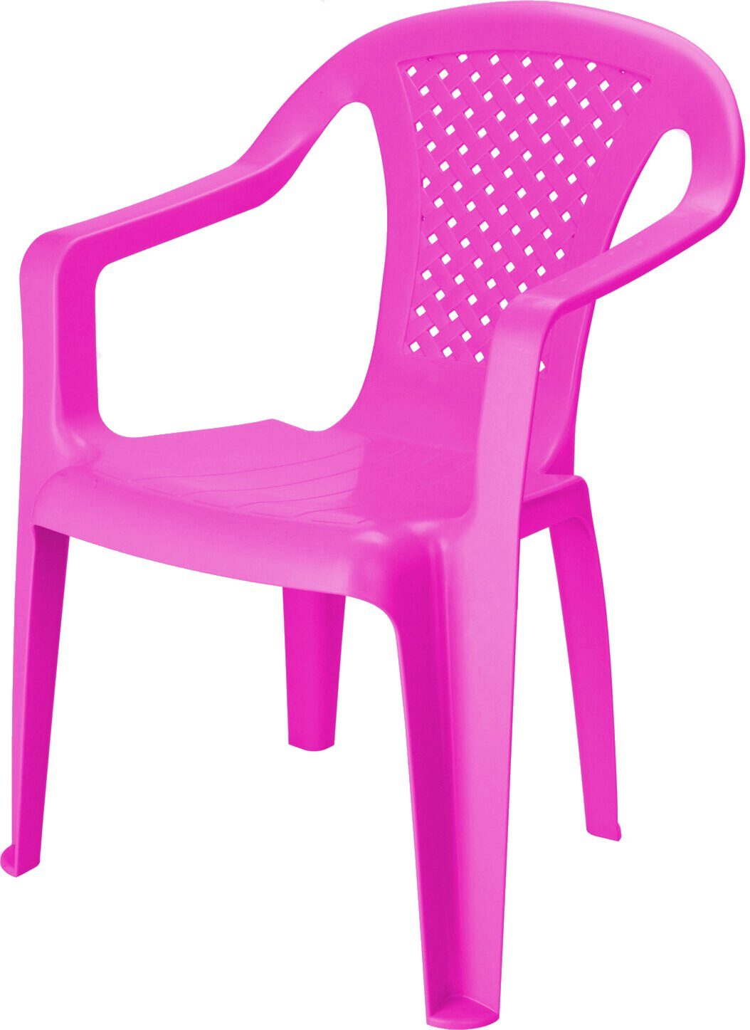 Progarden Kinderstuhl Lila (1 St), Stuhl, Stapelbar, Gartenstuhl, Kunststoff