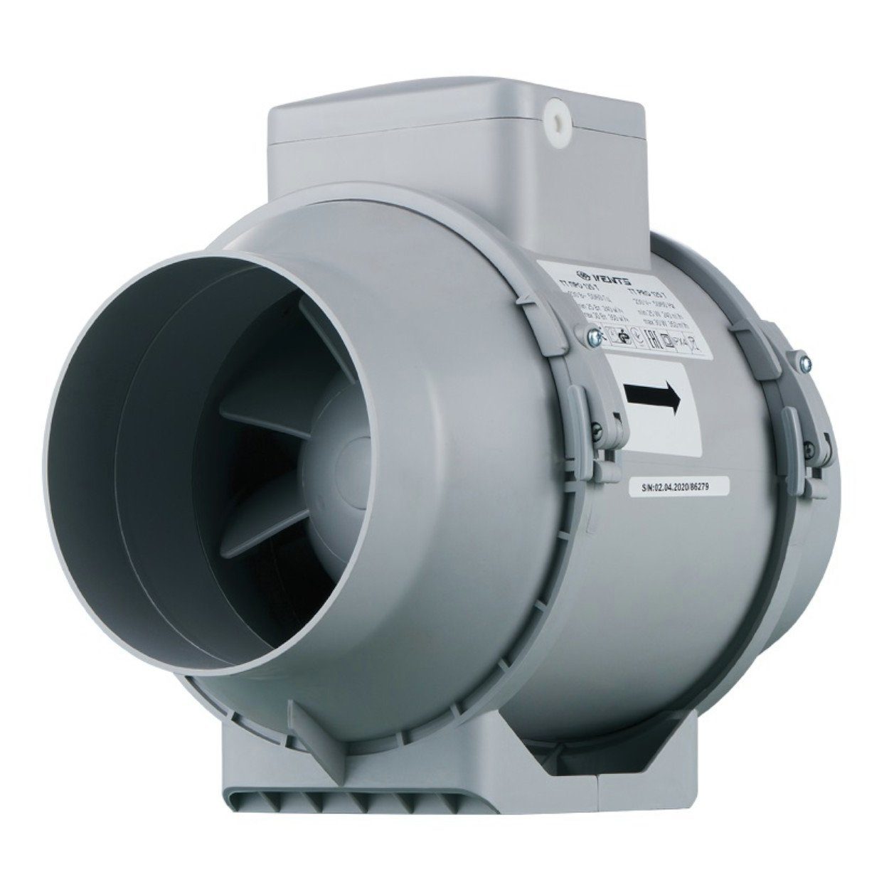 Vents Wandventilator Rohrventilator Lüfter TT Pro 125 V bis 350 m³/h