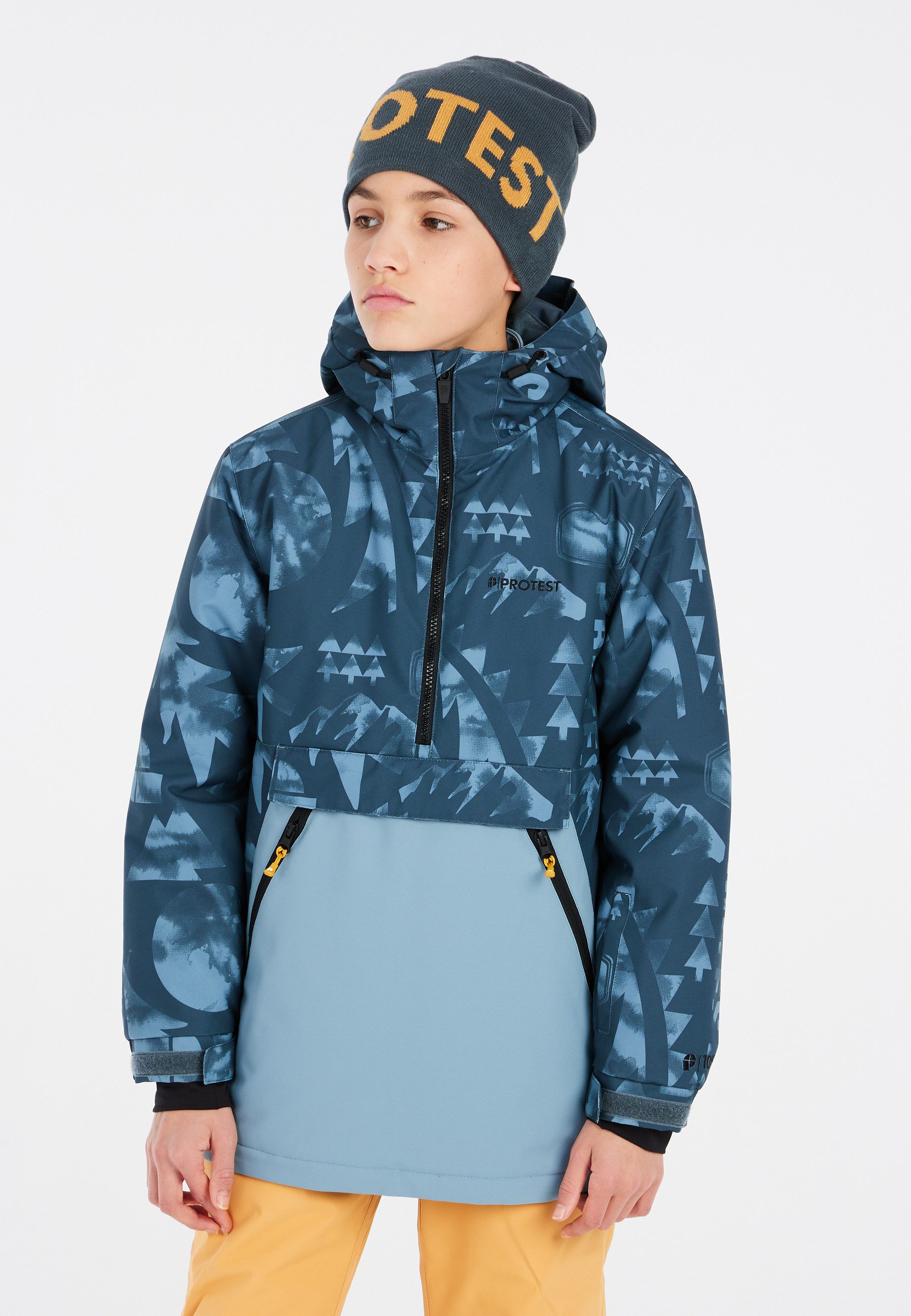 Protest Skijacke PRTROBIN JR (1-St) Kangaroo pocket