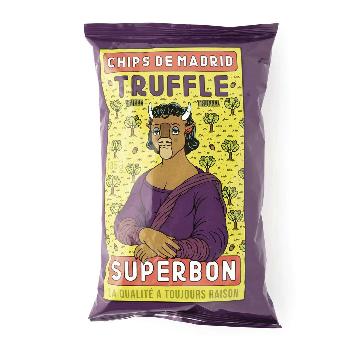 Superbon Knabberei, Superbon Chips Truffle Kartoffelchips mit Trüffel-Geschmack 125g
