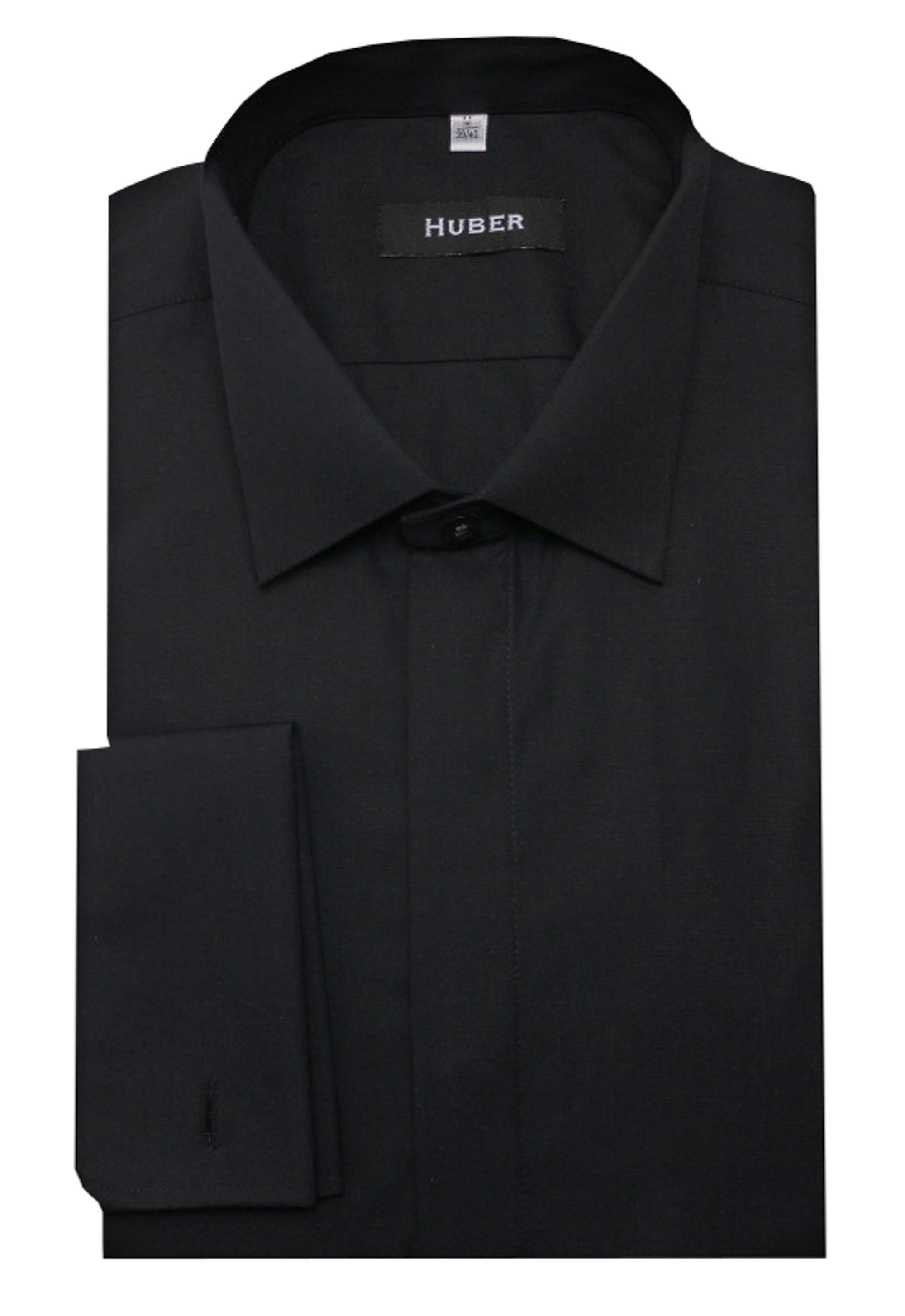 Huber Hemden Langarmhemd HU-0021 Kläppchen-Kragen Umschlag-Manschette günstig online kaufen