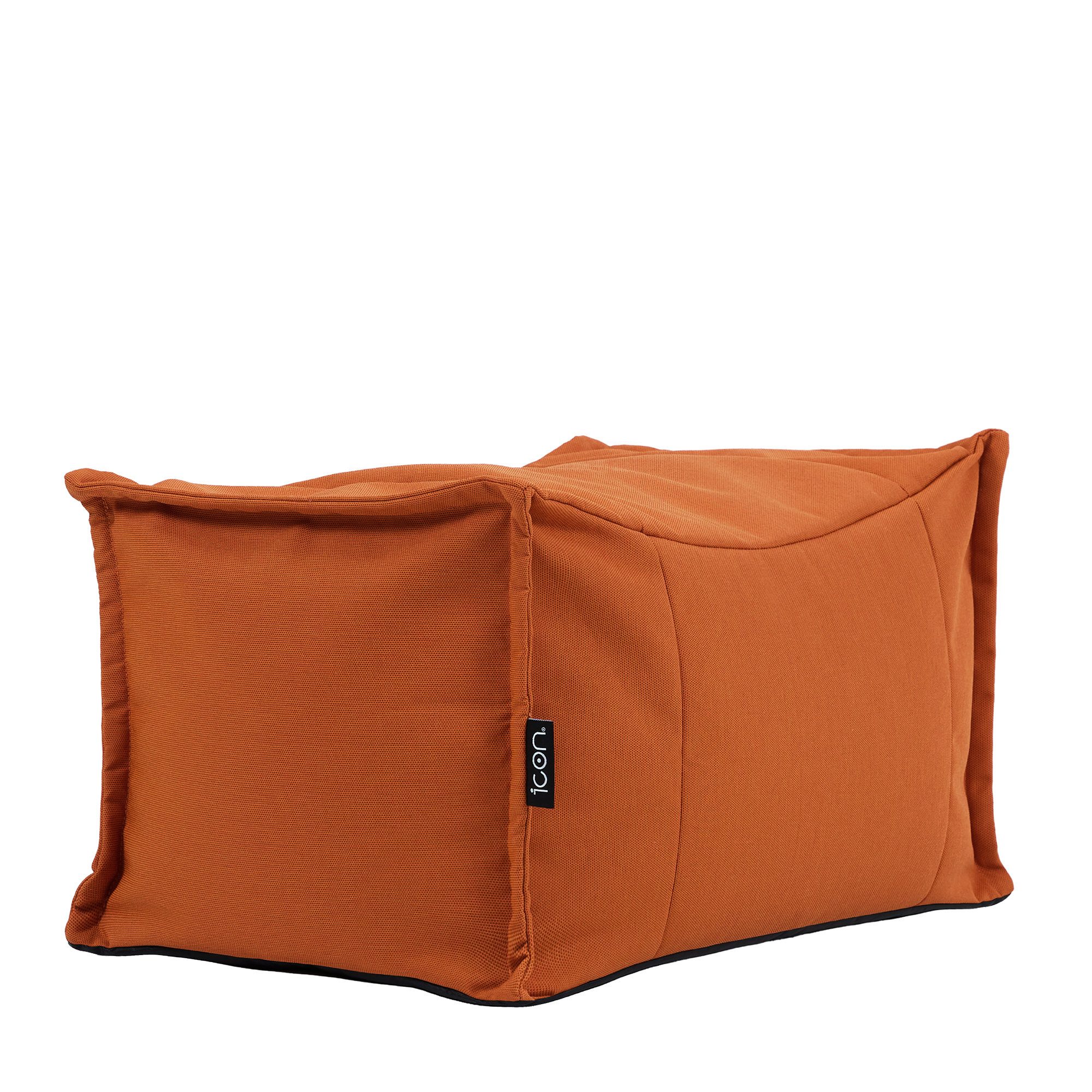 icon Sitzsack Fußhocker aus Olefin „Bud“, mit Füllung, Made in Germany, Sitzhocker, Sitzkissen, Fußstütze, Fußhocker