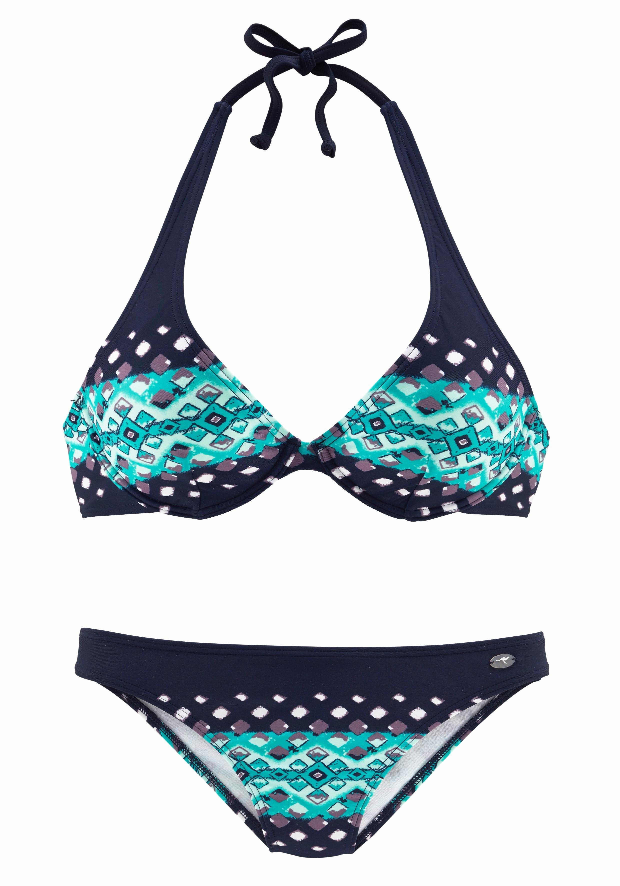 KangaROOS Bügel-Bikini im Rauten-Look günstig online kaufen