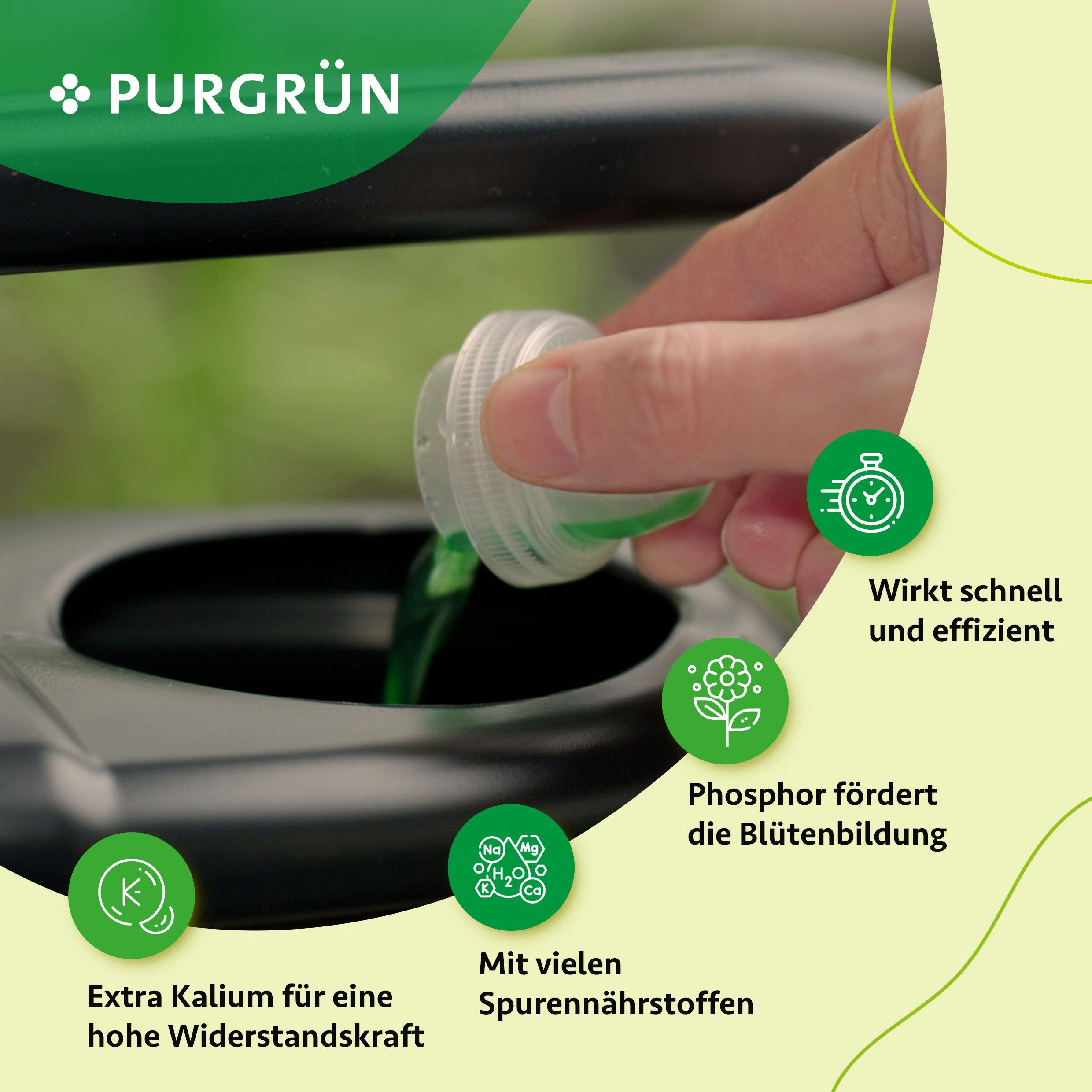 Purgrün Blumendünger Purgrün Pfingstrosen Dünger, NPK günstig online kaufen