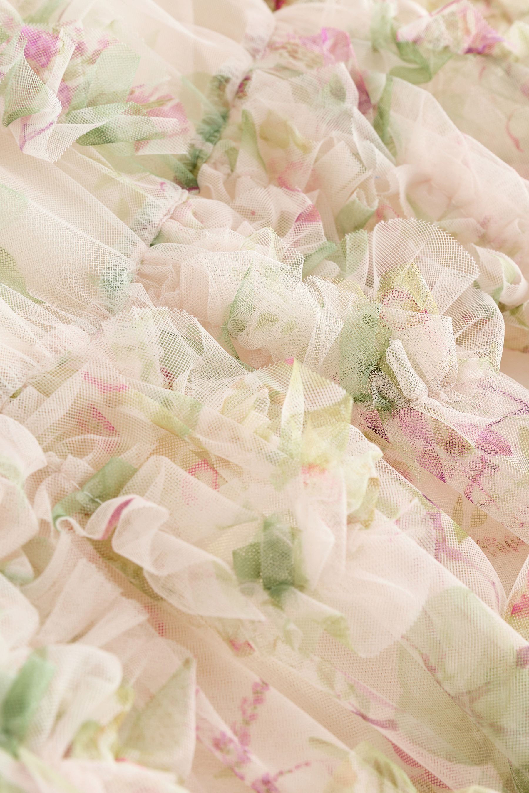 Next Tüllkleid Festliches 3D-Kleid aus Mesh mit Raffung (1-tlg) – Bild 4 von 5