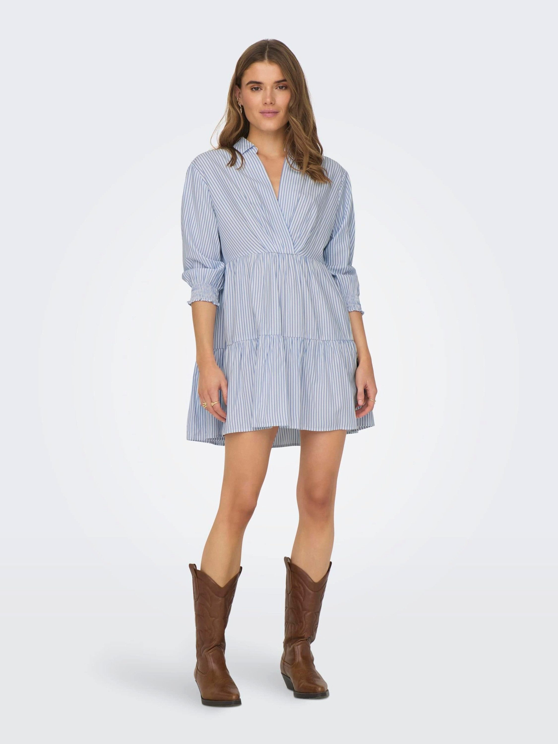 ONLY Minikleid ASHA SARAH (1-tlg) Drapiert/gerafft günstig online kaufen