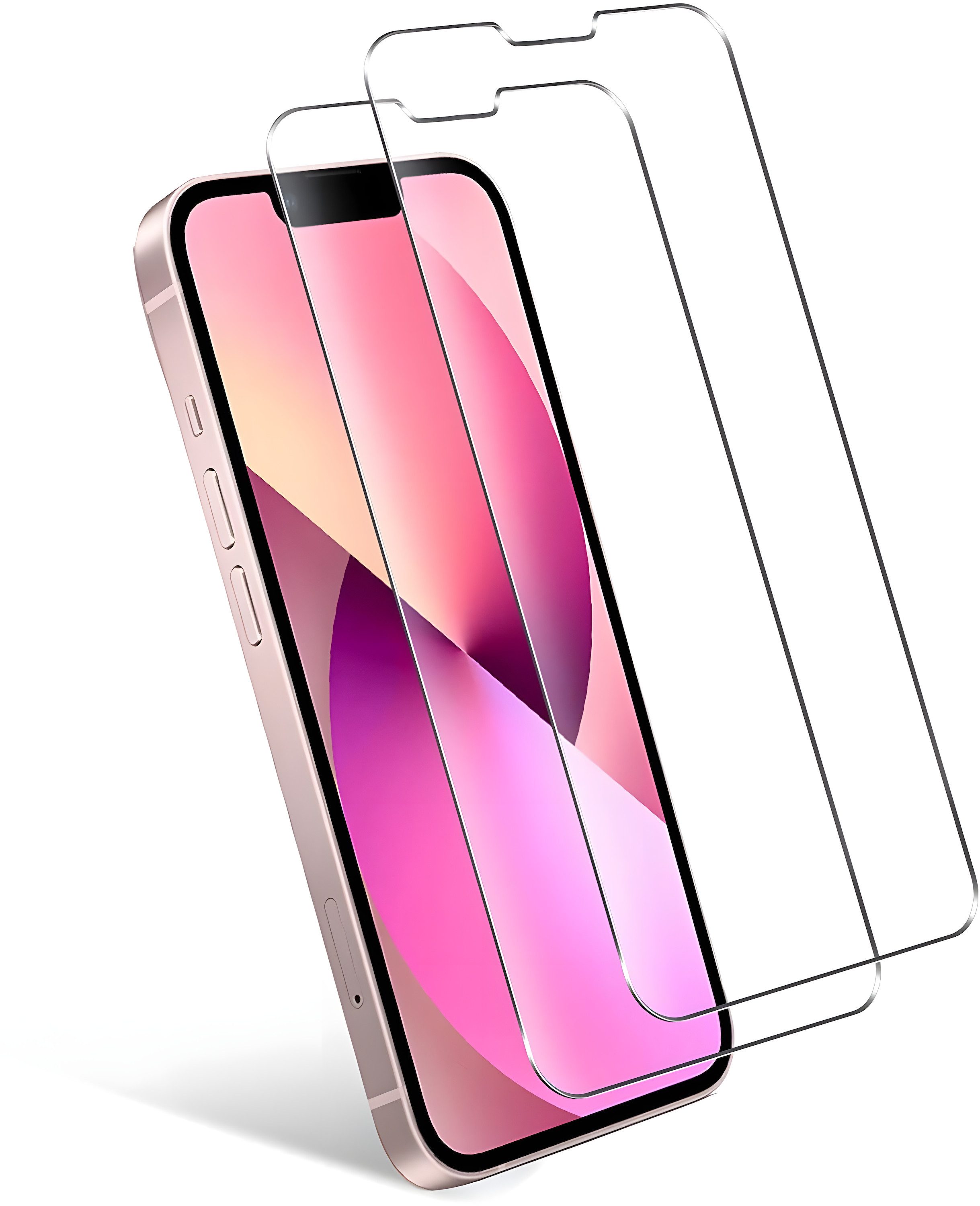 AVANA Schutzfolie iPhone 13 / Pro / mini / Pro Max Panzerglas Schutzglas 9H Panzerfolie, (2 Stück), Displayschutz, klar