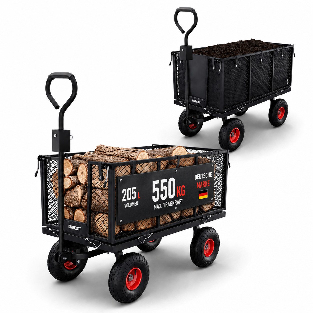 Bollerwagen Transportwagen Gitterwagen klappbar