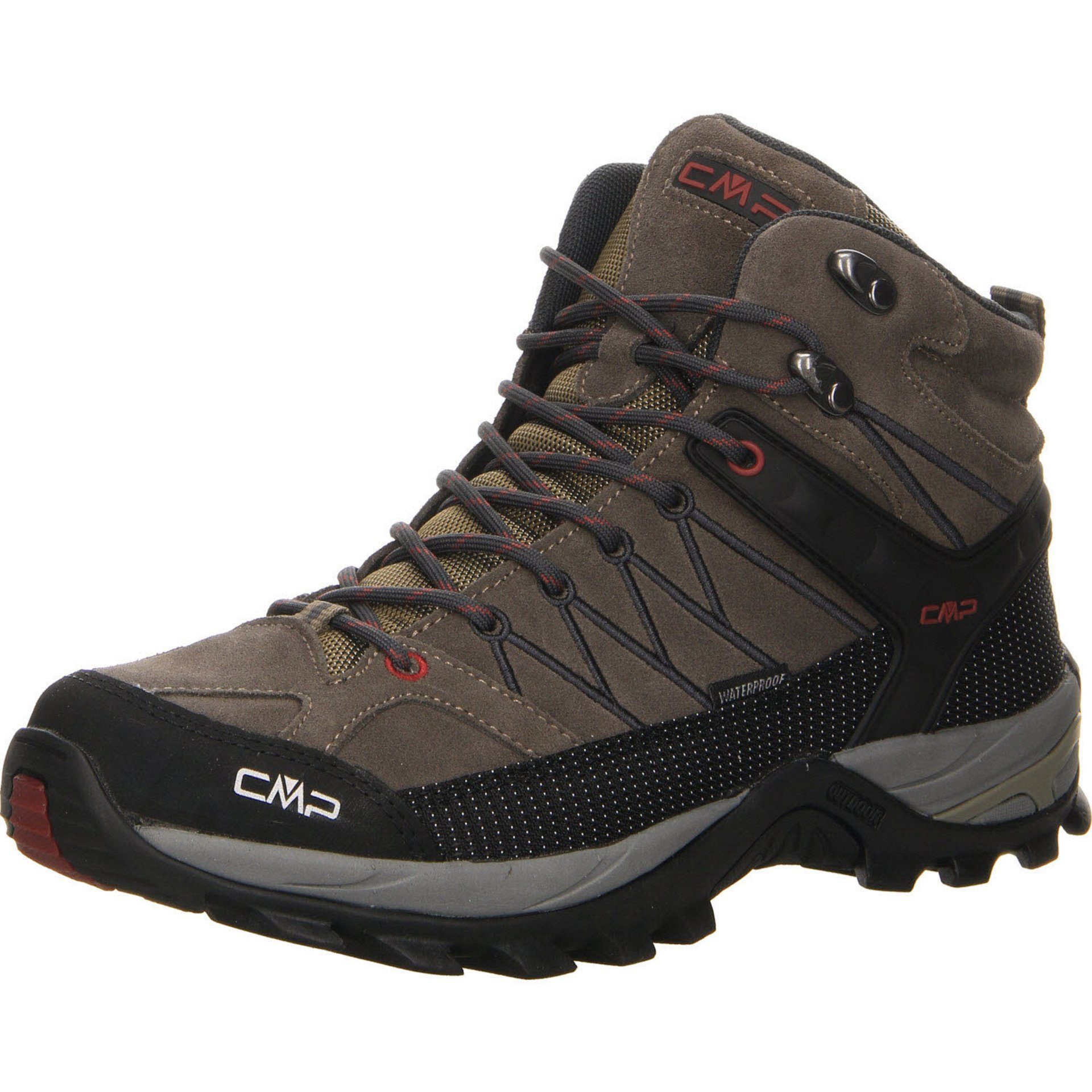 Grau) (Torba Mid Rigel Schuhe Herren Lederkombination Trekking Outdoor CAMPAGNOLO Wandern Outdoorschuh Braun CMP (03201593)