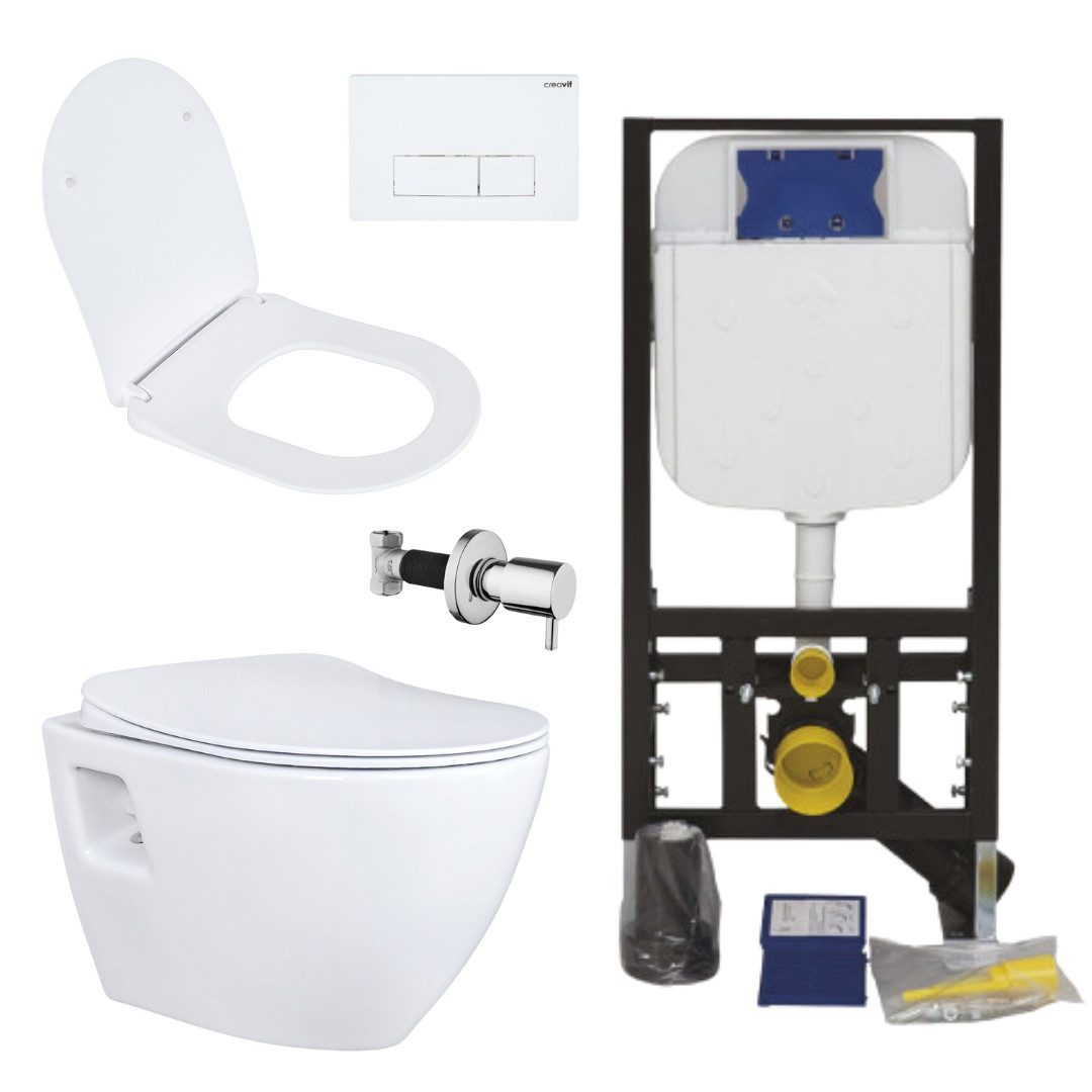 Tiefspül-WC CRV-TP325-0005-SET