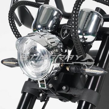 Star-Biker E-Motorroller SB2 Elektroroller Harley, 3kw, 30Ah / E-Chopper M1P Mangosteen, 3000,00 W, 48 km/h