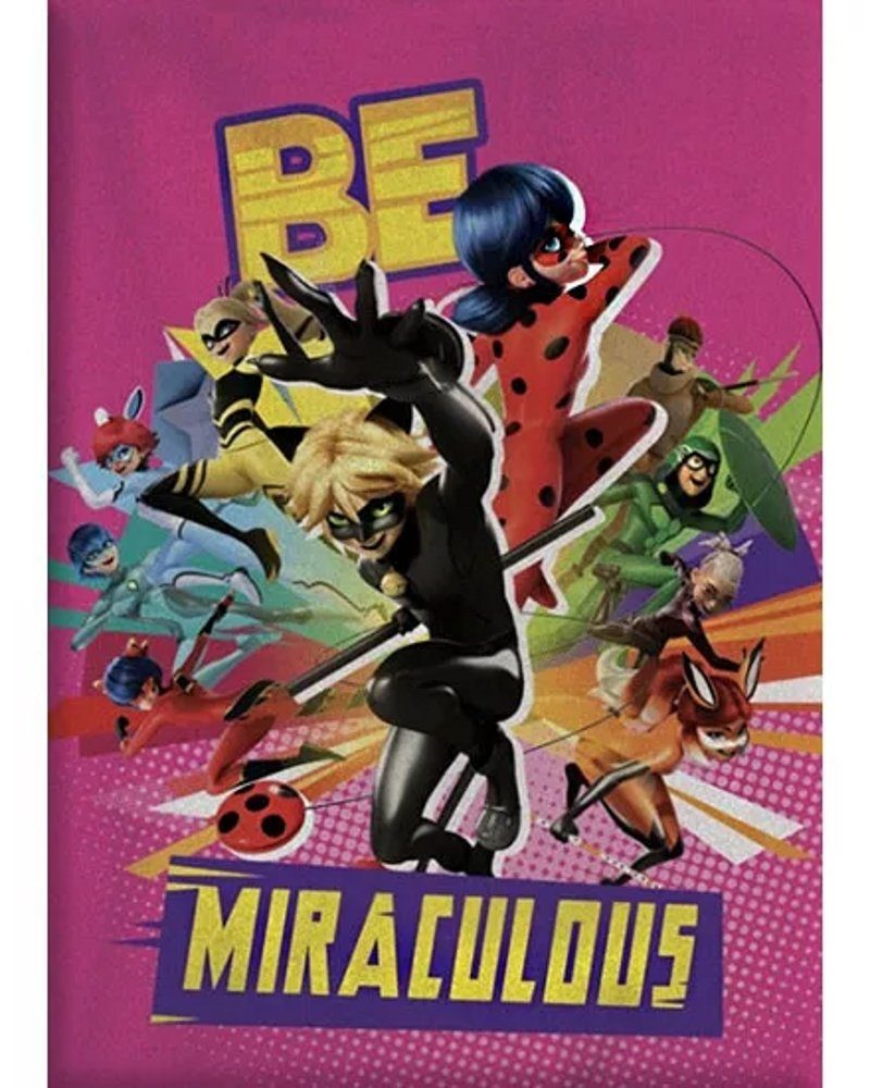 Kinderdecke Fleecedecke Kinder Warm Kuscheldecke Babydecke 140 x 100cm, Miraculous - Ladybug