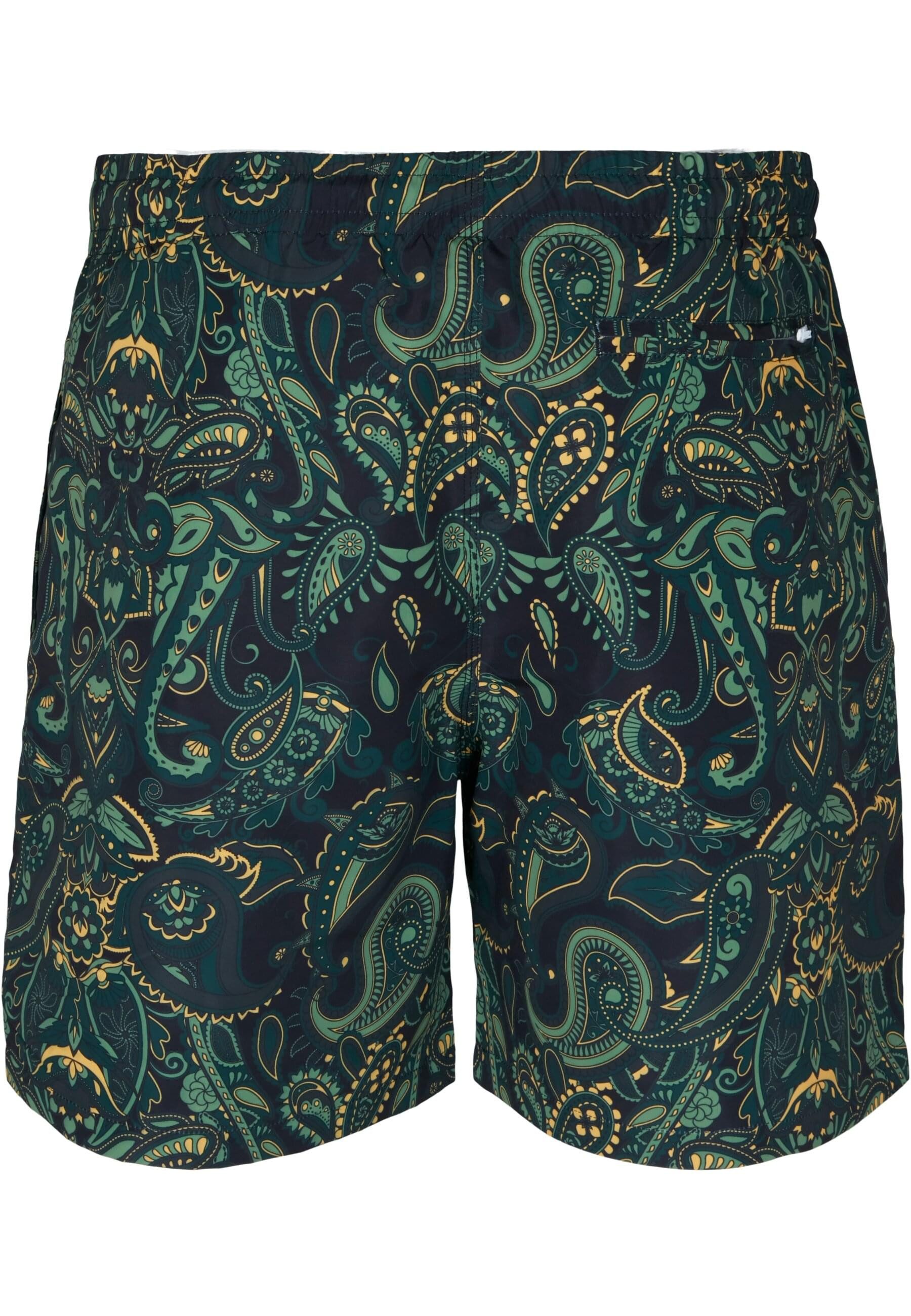 URBAN CLASSICS Badeshorts Urban Classics Herren Paisley Swim Shorts günstig online kaufen