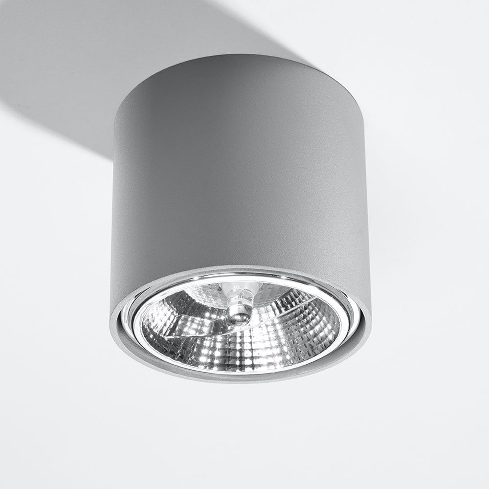 Spots inklusive, Deckenstrahler, GU10 skandinavisch Leuchtmittel Deckenleuchte etc-shop Deckenlampe nicht grau Aufbauspot