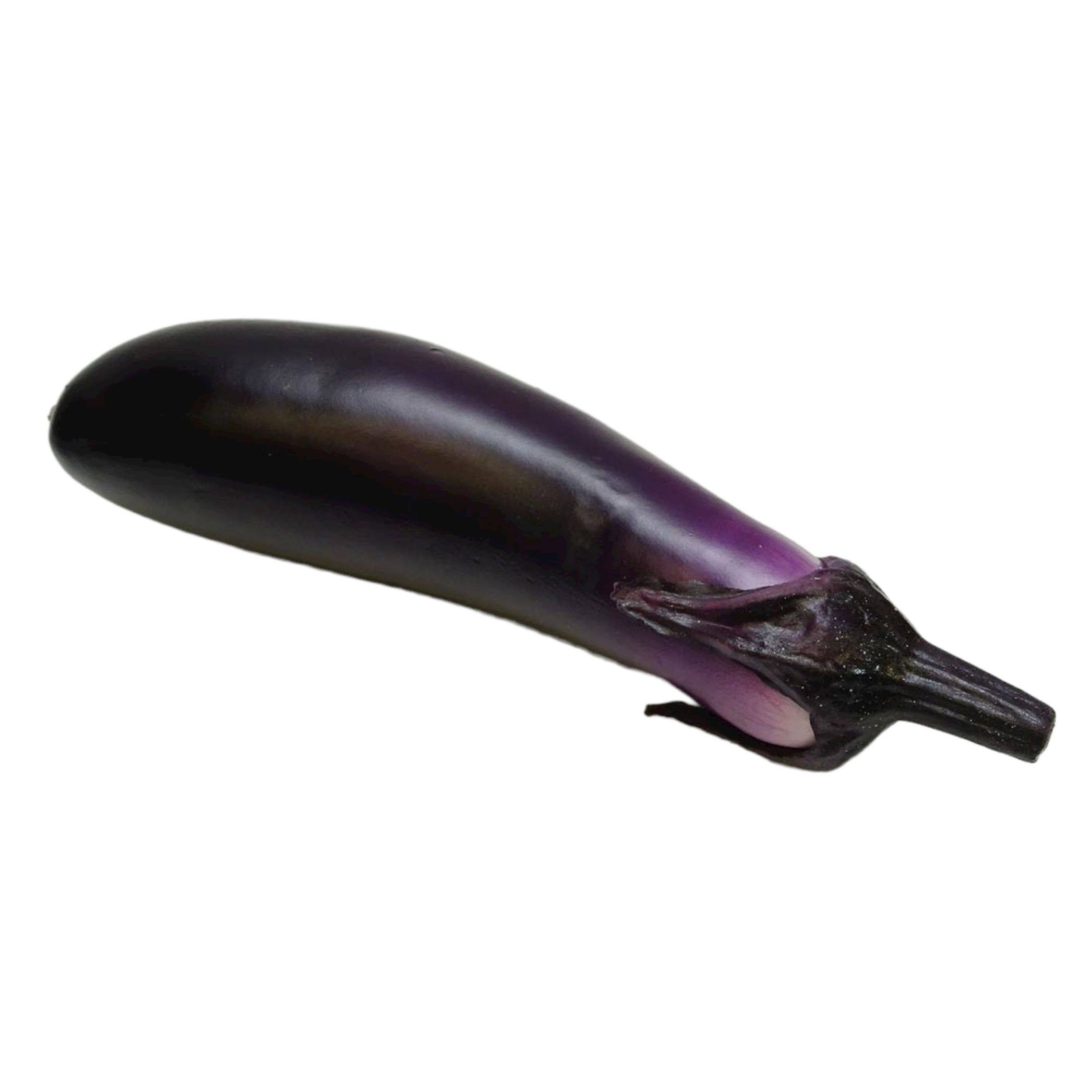 Kunstpflanze Künstliche Aubergine Melanzani Lila Gemüse günstig online kaufen