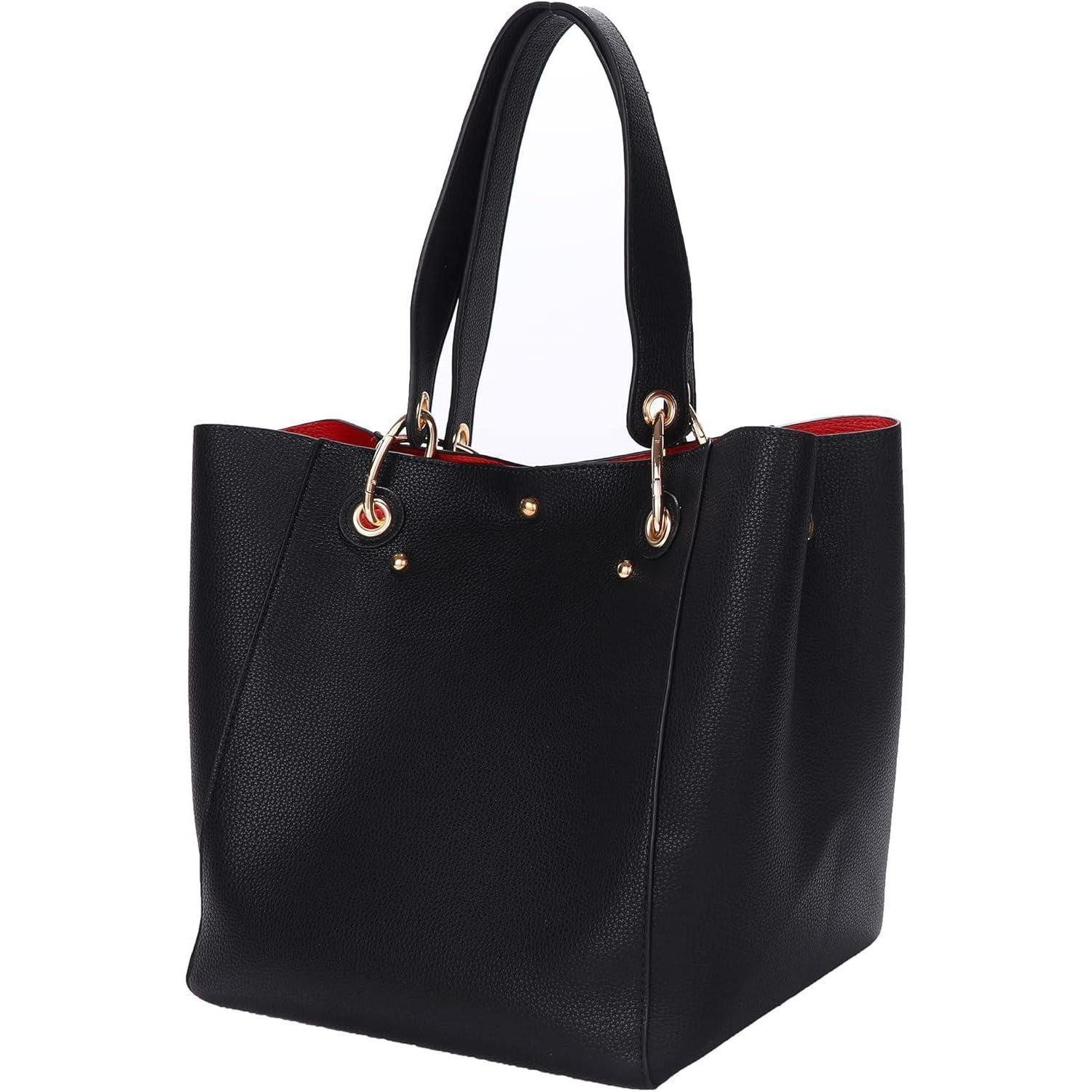 LuxusKollektion Shopper Damen Henkeltasche Leder groß Blau Schultertasche 1 günstig online kaufen