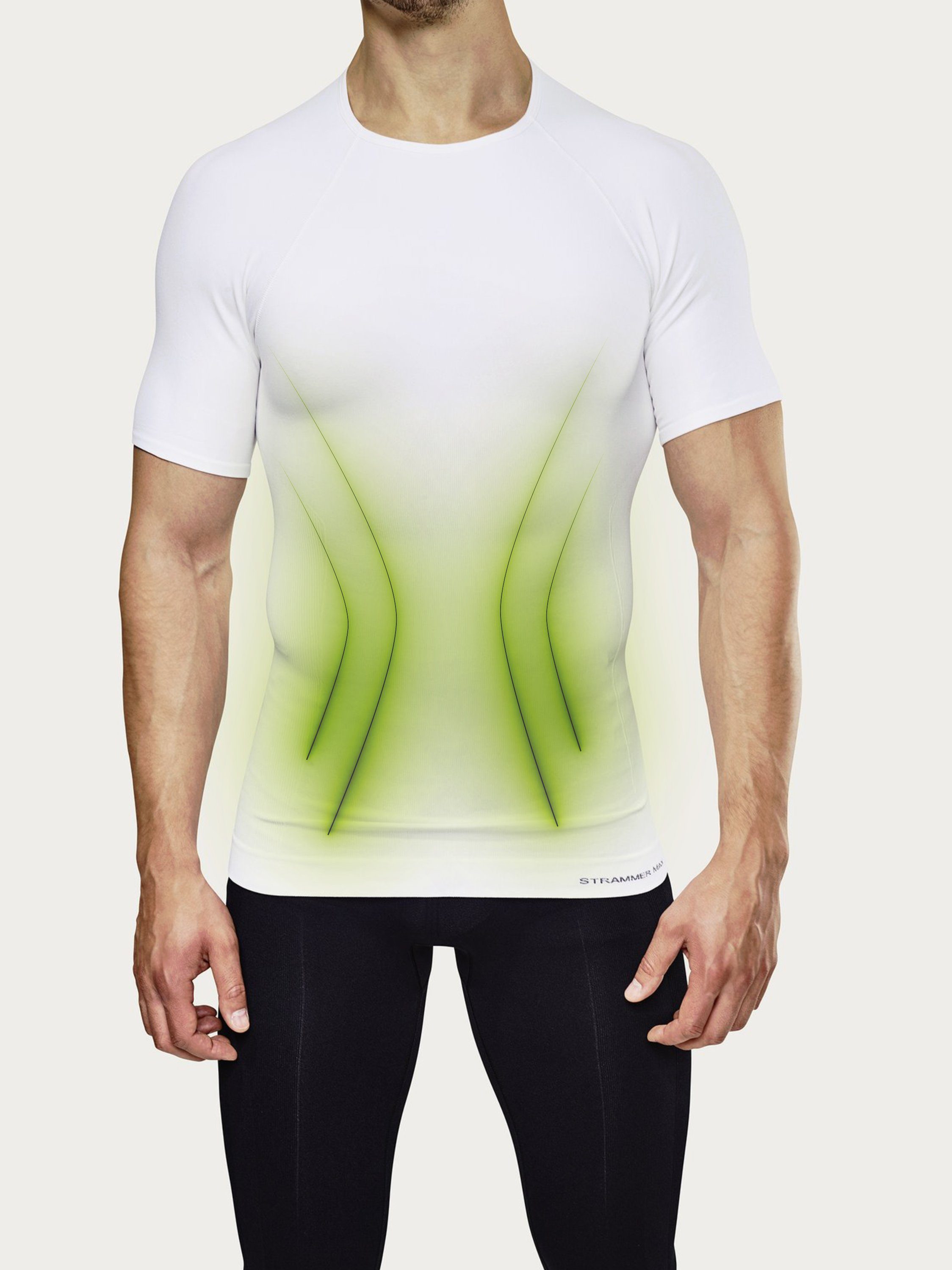 Strammer Max Performance® Kompressionsshirt »Round Neck Compression Shirt«  Shapewear, atmungsaktiv, elastisch online kaufen | OTTO