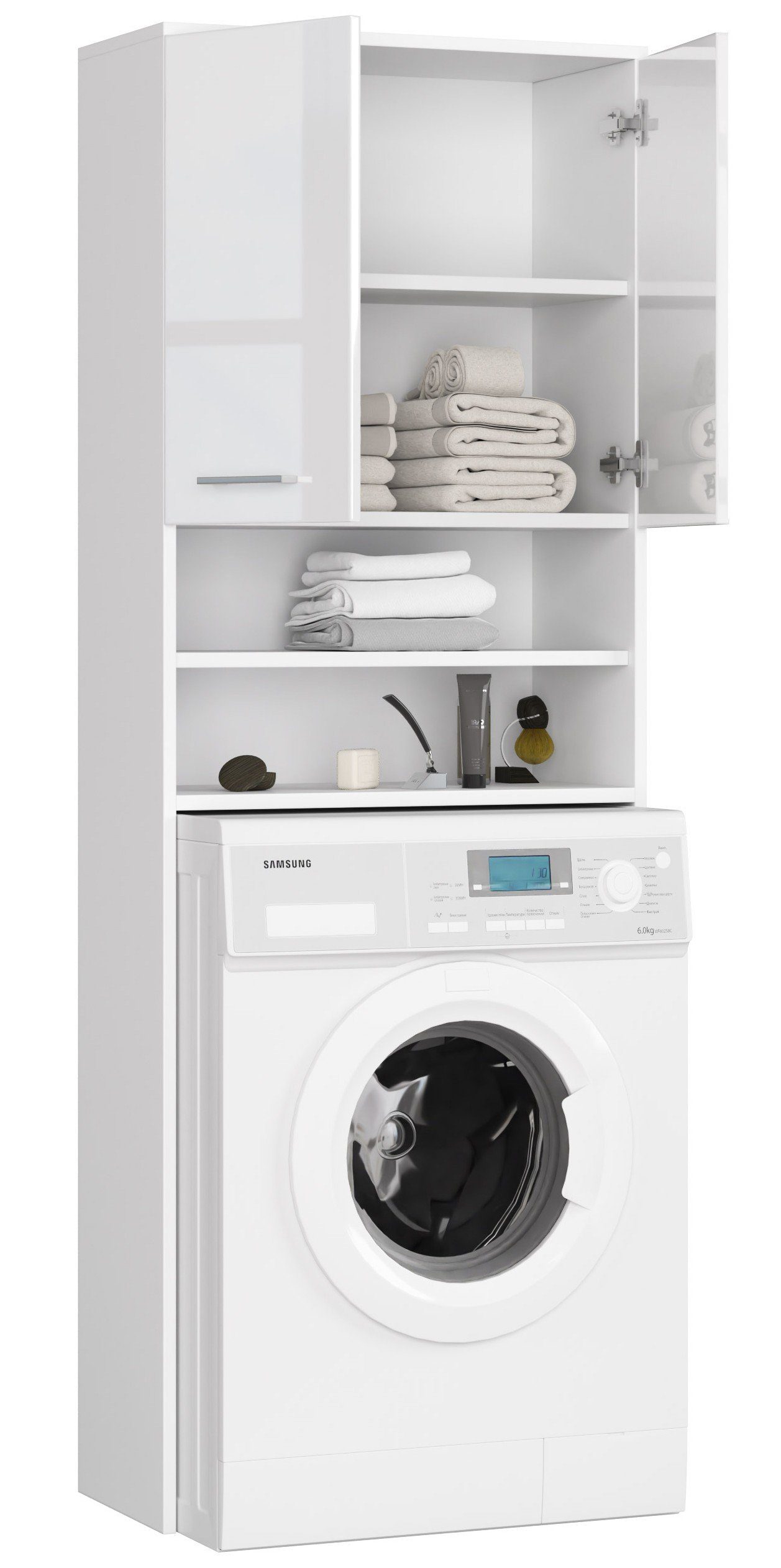 Home Collective Waschmaschinenumbauschrank Waschmaschinen-Badezimmerschrank günstig online kaufen