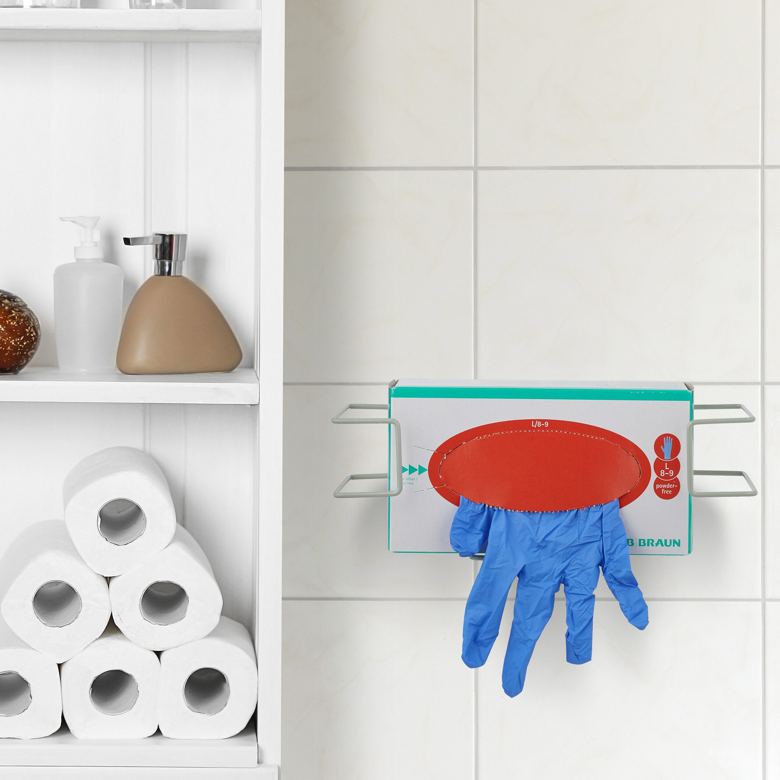 relaxdays Einweghandschuhe Handschuhspender 2er Set günstig online kaufen