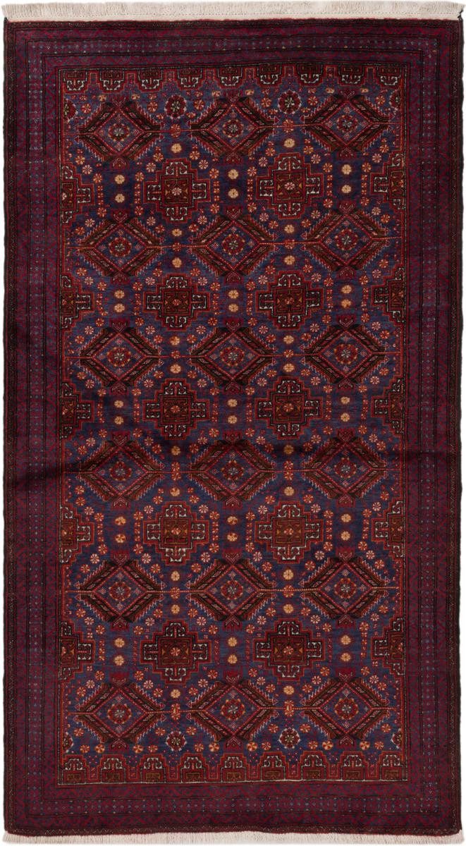 Orientteppich Belutsch 114x180 Handgeknüpfter Orientteppich / Perserteppich, Nain Trading, rechteckig, Höhe: 6 mm
