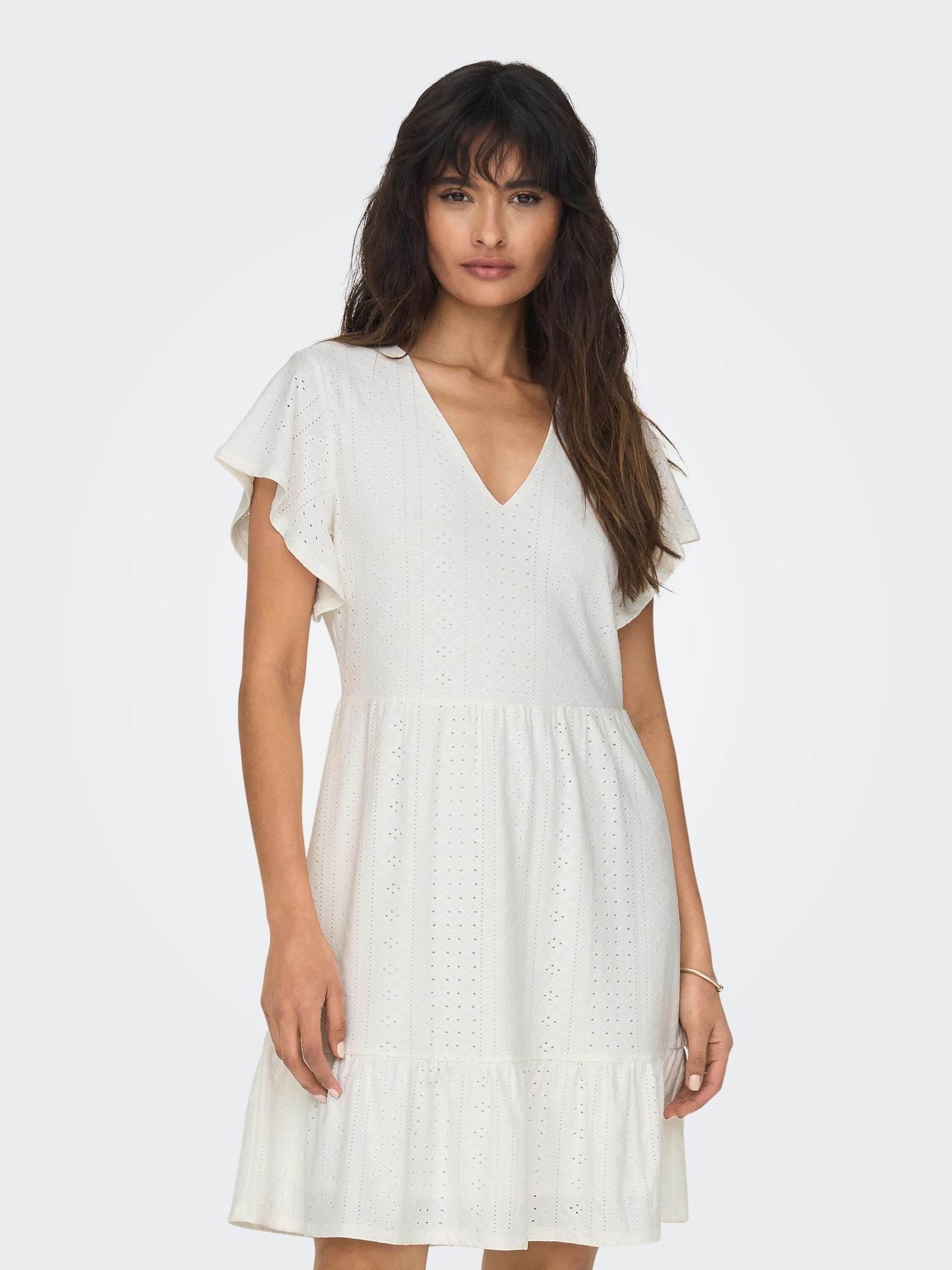ONLY Minikleid ONLSandra (1-tlg) Volant