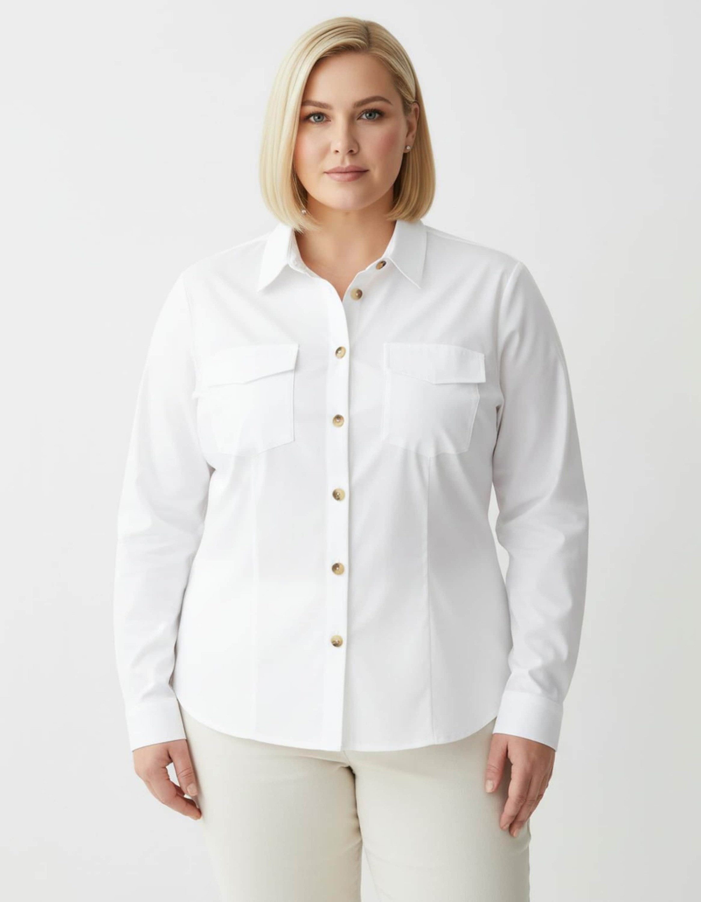 Witt Klassische Bluse Bluse Langarm