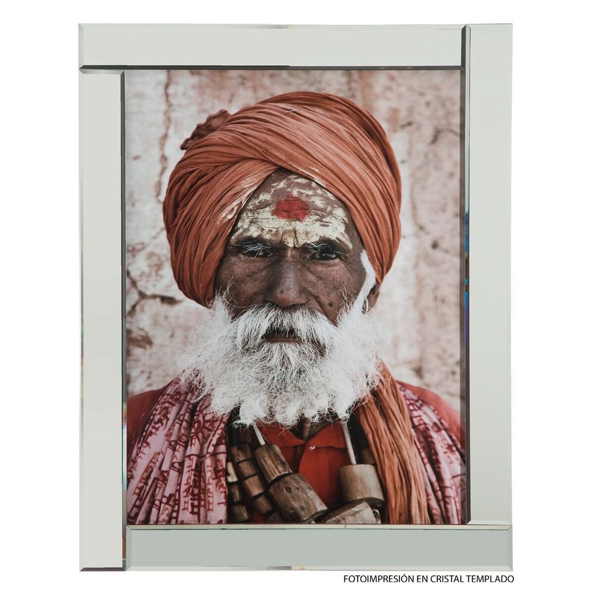 Wanddekoobjekt 75 Hindu x x 95 Leinwand Bigbuy 2 cm