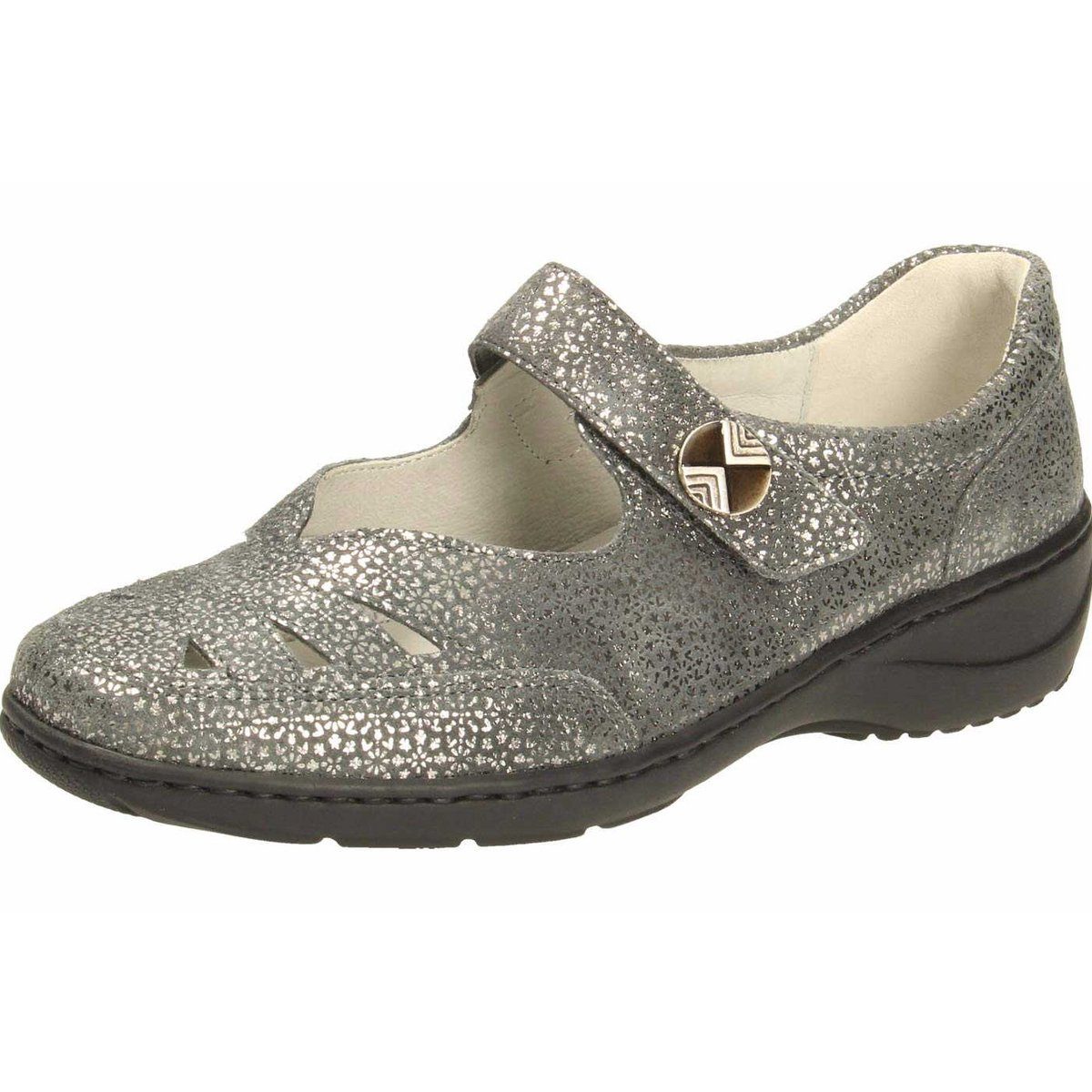 Freizeit Schnürer für Damen in cement Schnürschuh