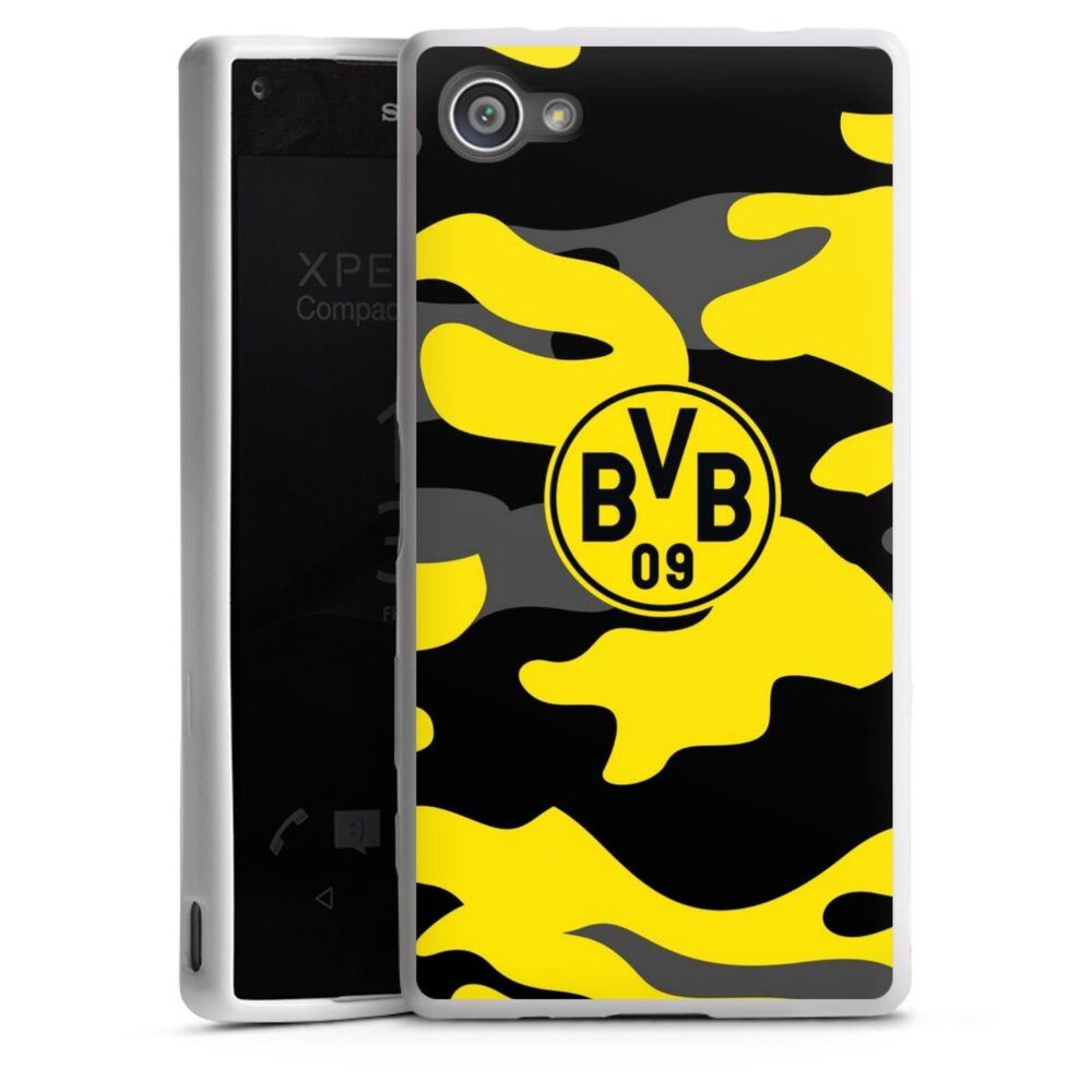 DeinDesign Handyhülle BVB Borussia Dortmund Fanartikel BVB Camo, Sony Xperia Z5 Compact Silikon Hülle Bumper Case Handy Schutzhülle