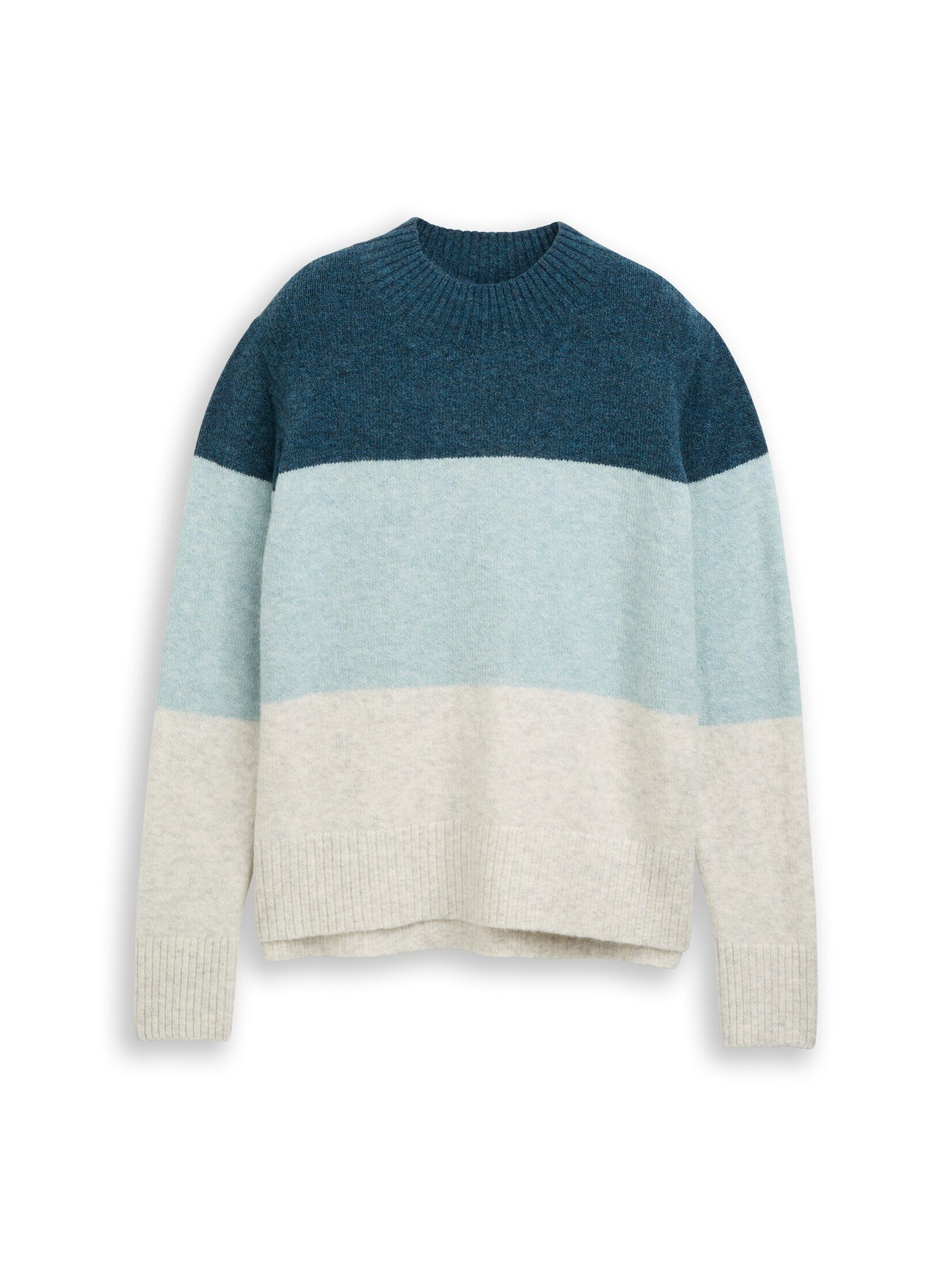 petrol mint beige colorblock