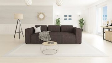 S-Style Möbel 3-Sitzer Cord sofa Renne, 1 Teile, mit Wellenfederung