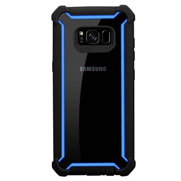 Cadorabo Handyhülle Samsung Galaxy S8 Samsung Galaxy S8, Handy Schutzhülle TPU Silikon Cover Bumper - Hard Cover Hybrid Case