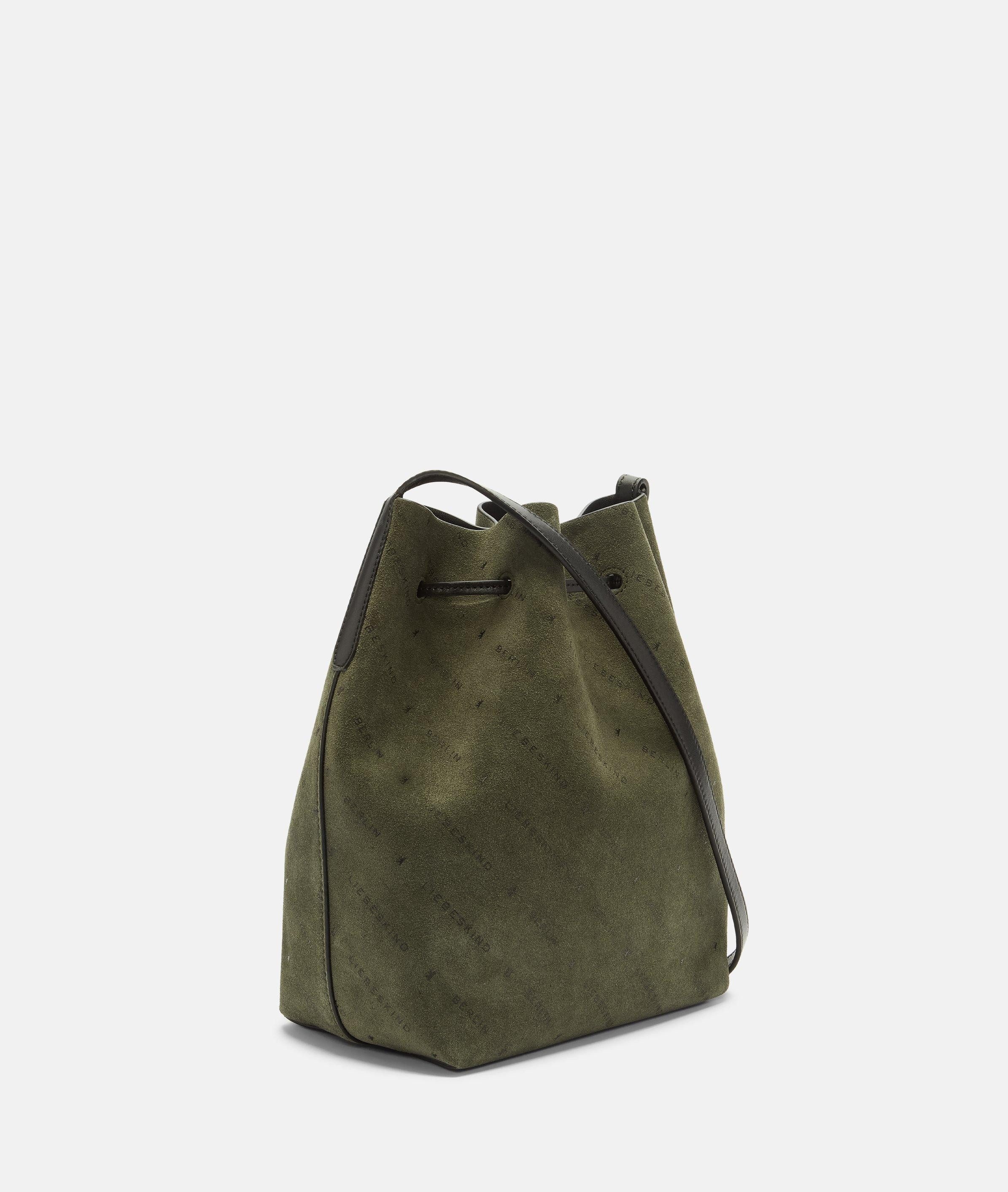 Liebeskind Berlin Schultertasche Bucketbag, Umhängetasche aus Veloursleder günstig online kaufen