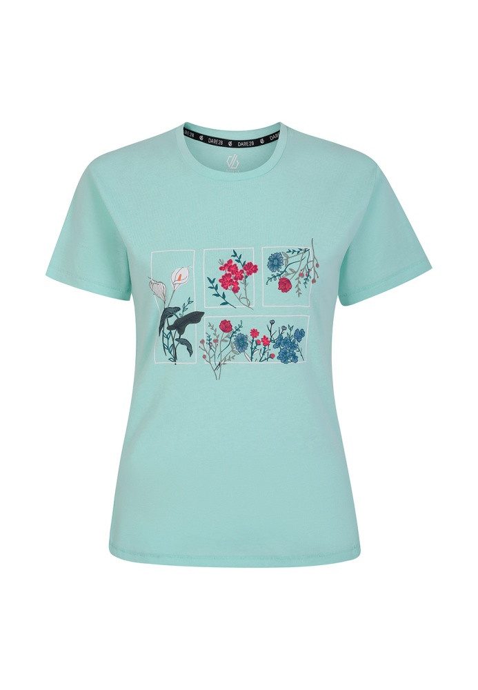 T-Shirt Dare 2b Damen Tranquility II Baumwoll T-Shirt mit Druck DWT750
