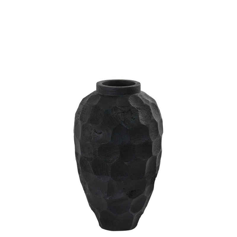 Light & Living Dekovase Vase Bontoc - Schwarz - Ø23cm