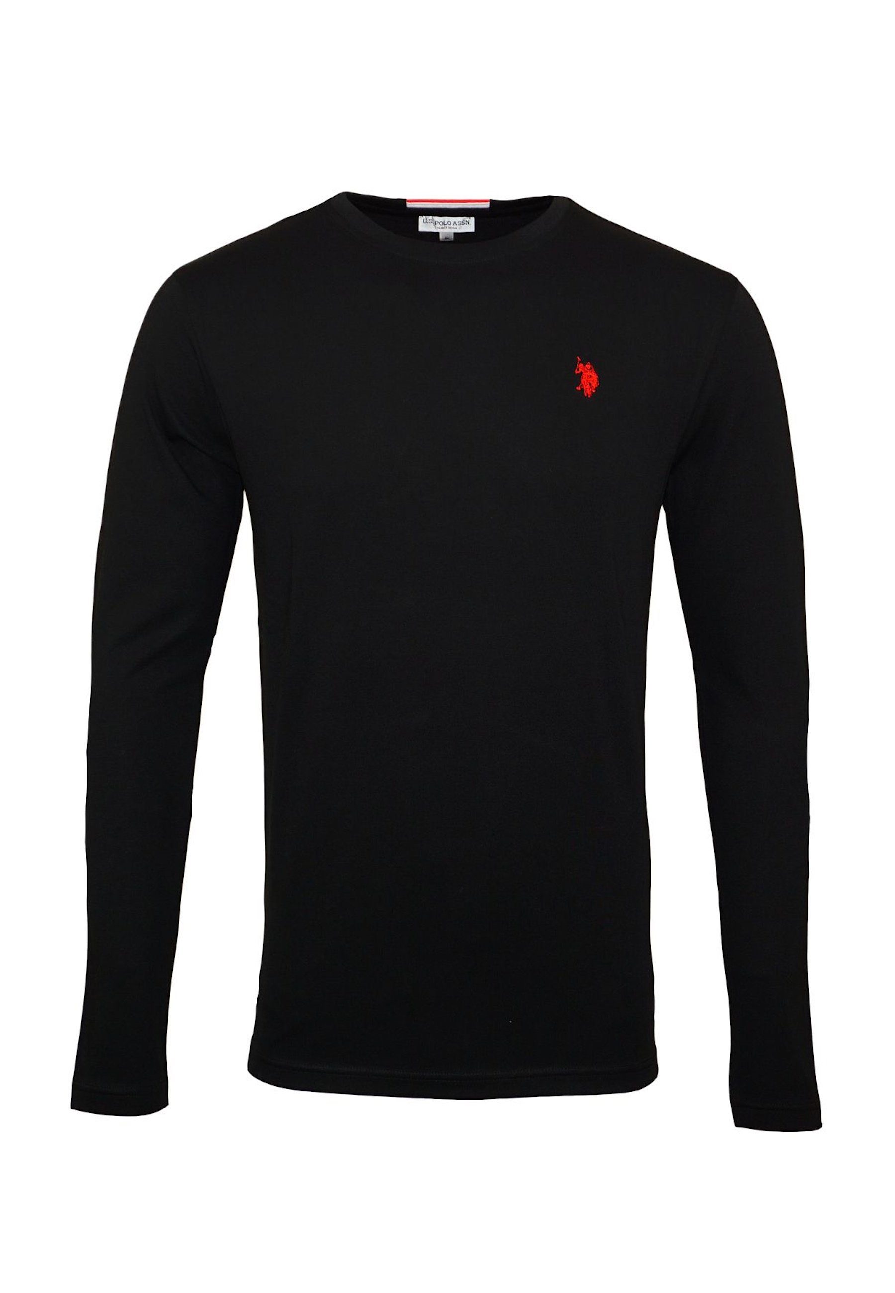 U.S. Polo Assn Longsleeve Longsleeve Langarmshirt mit Rundhalsausschnitt (1-tlg)