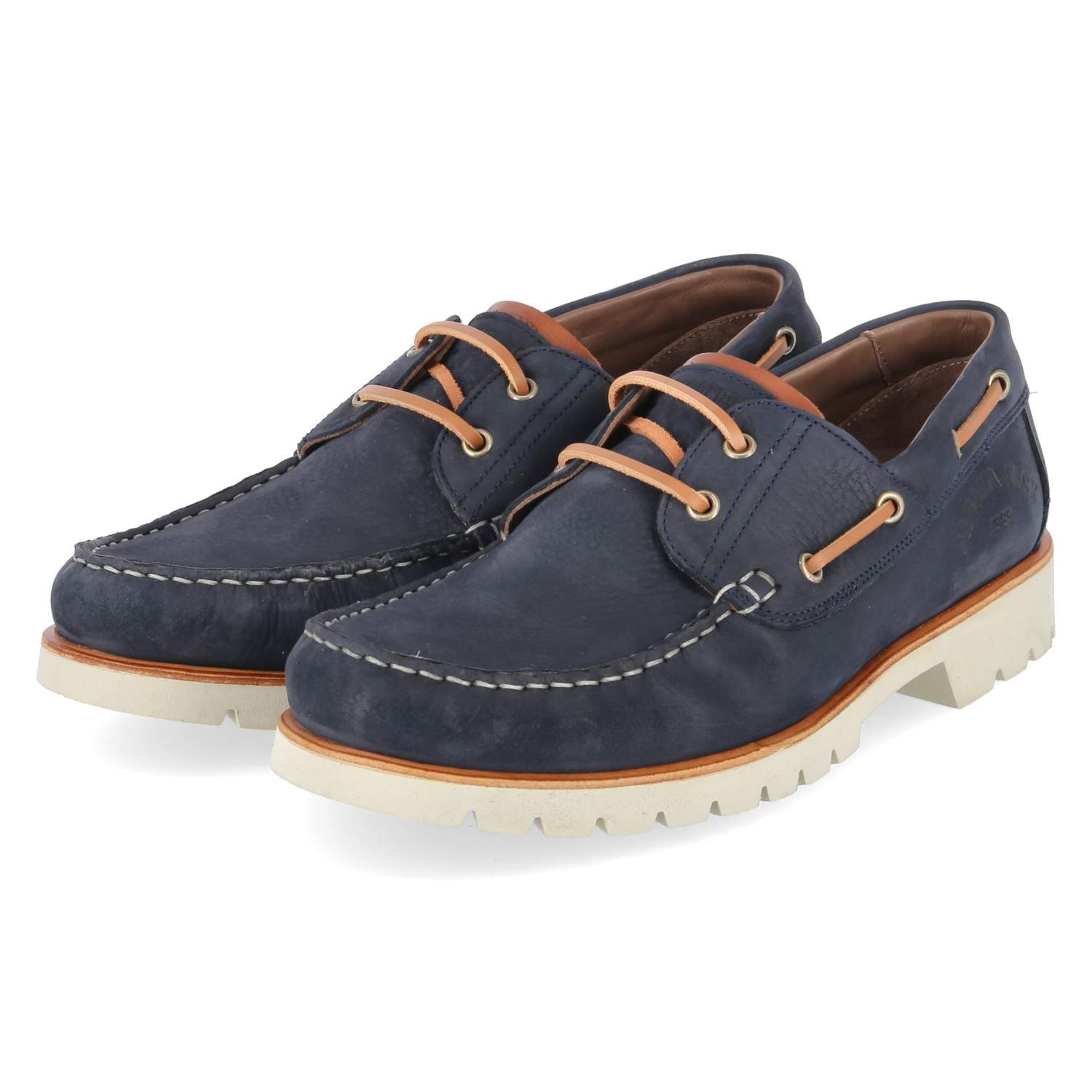 Panama Jack Panama Jack Boat C12 Herren Rauleder blau Schnürschuh
