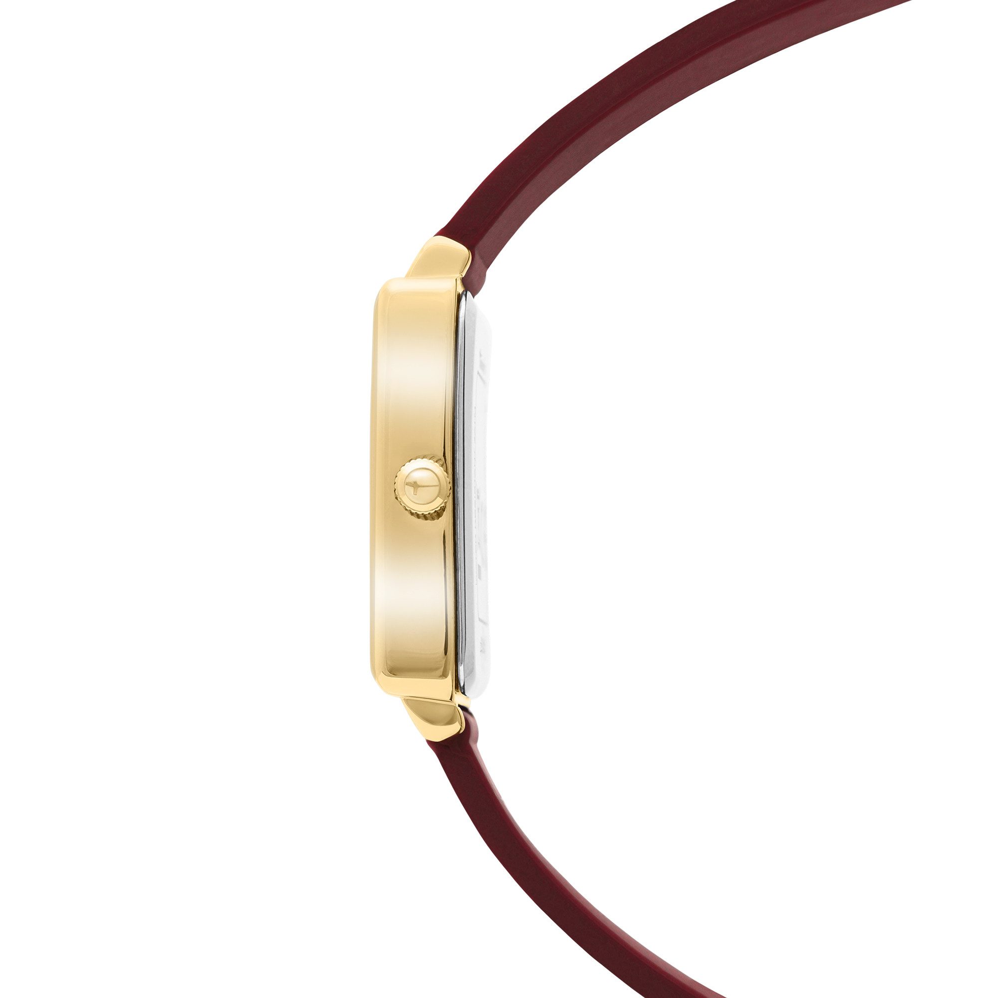 Tamaris Quarzuhr TT-0218-PQ, Armbanduhr, Damenuhr, Silikonarmband, analog