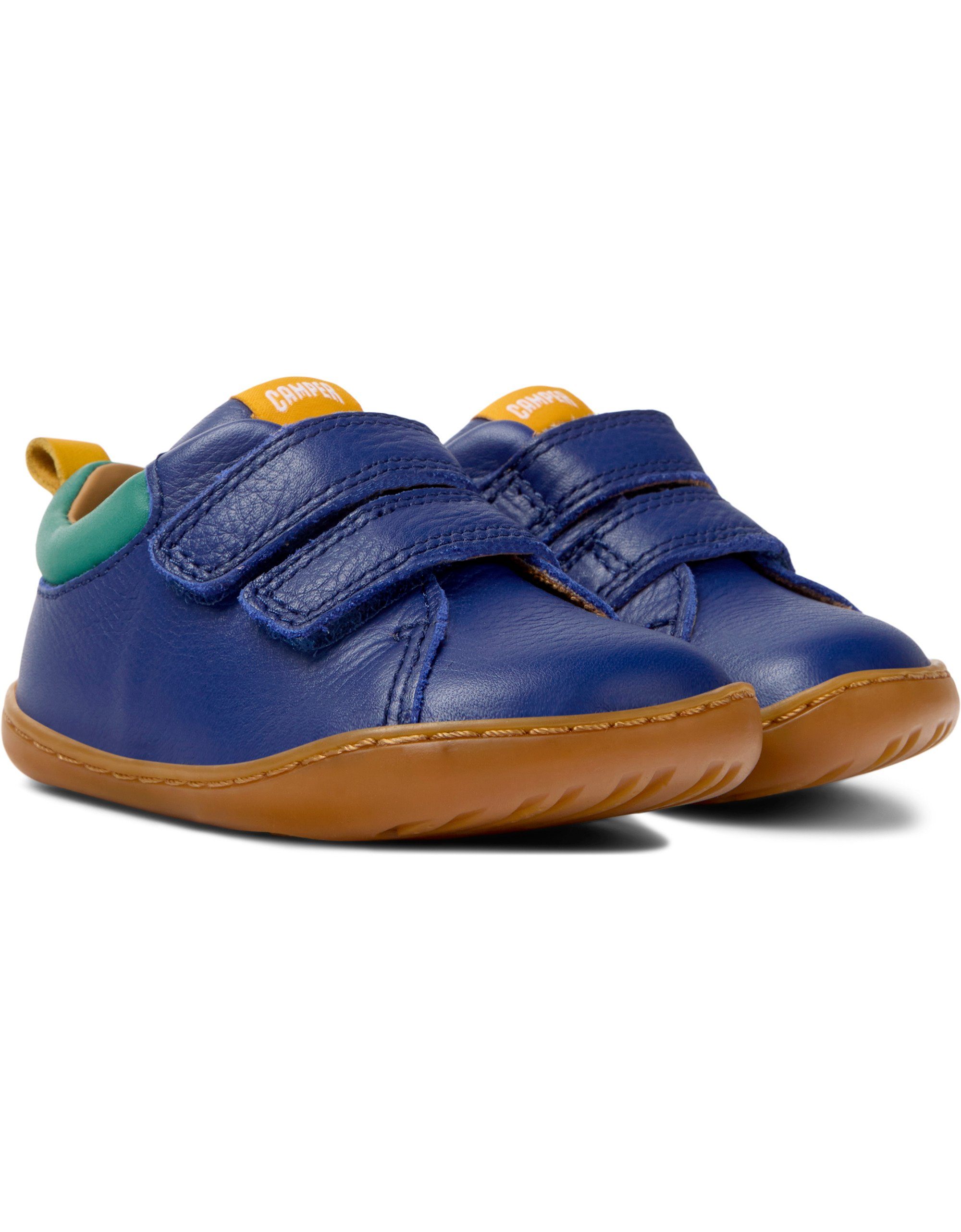 Camper Camper Lauflernschuhe Peu erste Schuhe Kinder Leder Blau Lauflernschuh