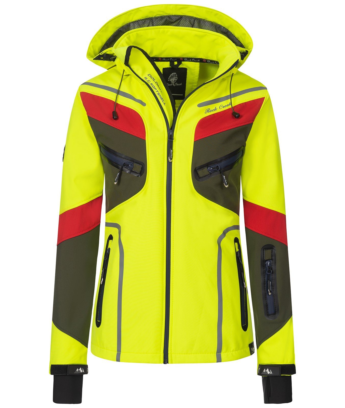 Rock Creek Softshelljacke Damen Softshelljacke Wanderjacke günstig online kaufen